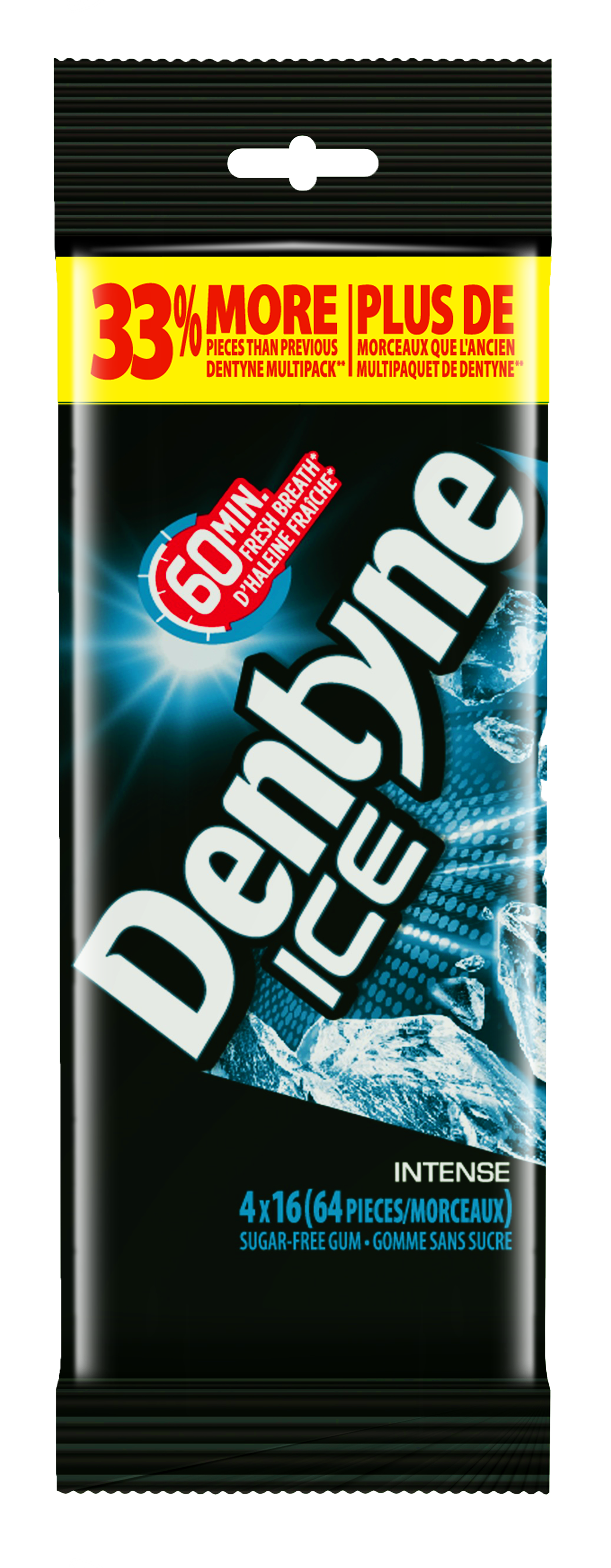 Dentyne Ice Intense Multiples, 16 Morceaux (Paquet de 4)