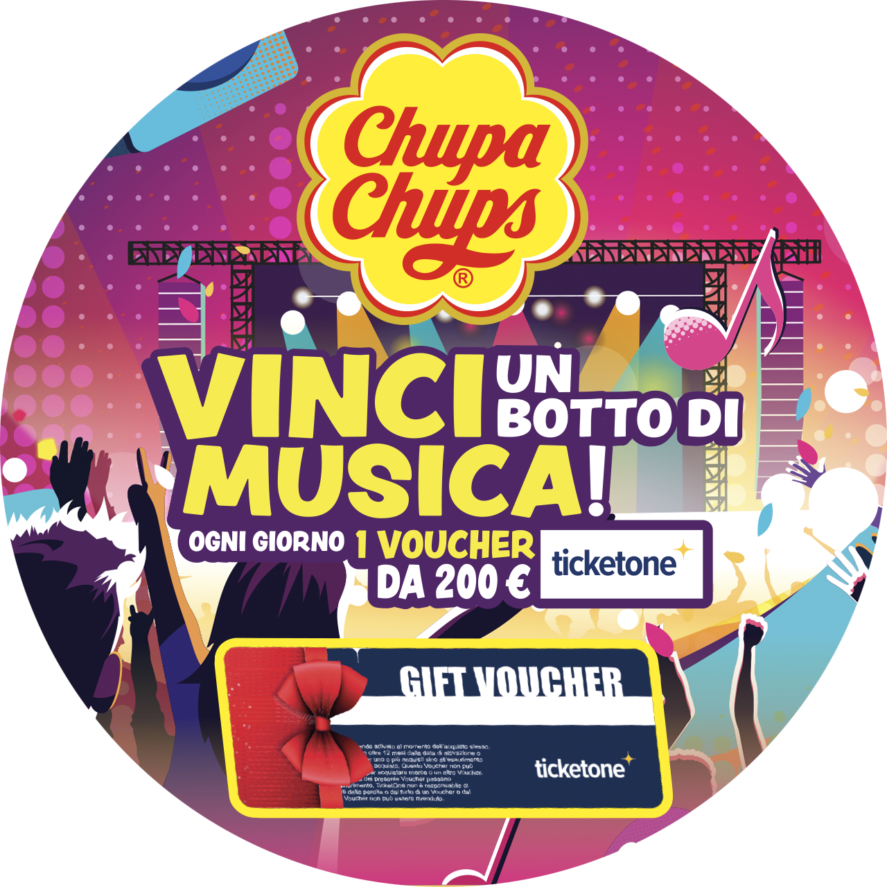 Chupa Chups "Vinci La Musica"