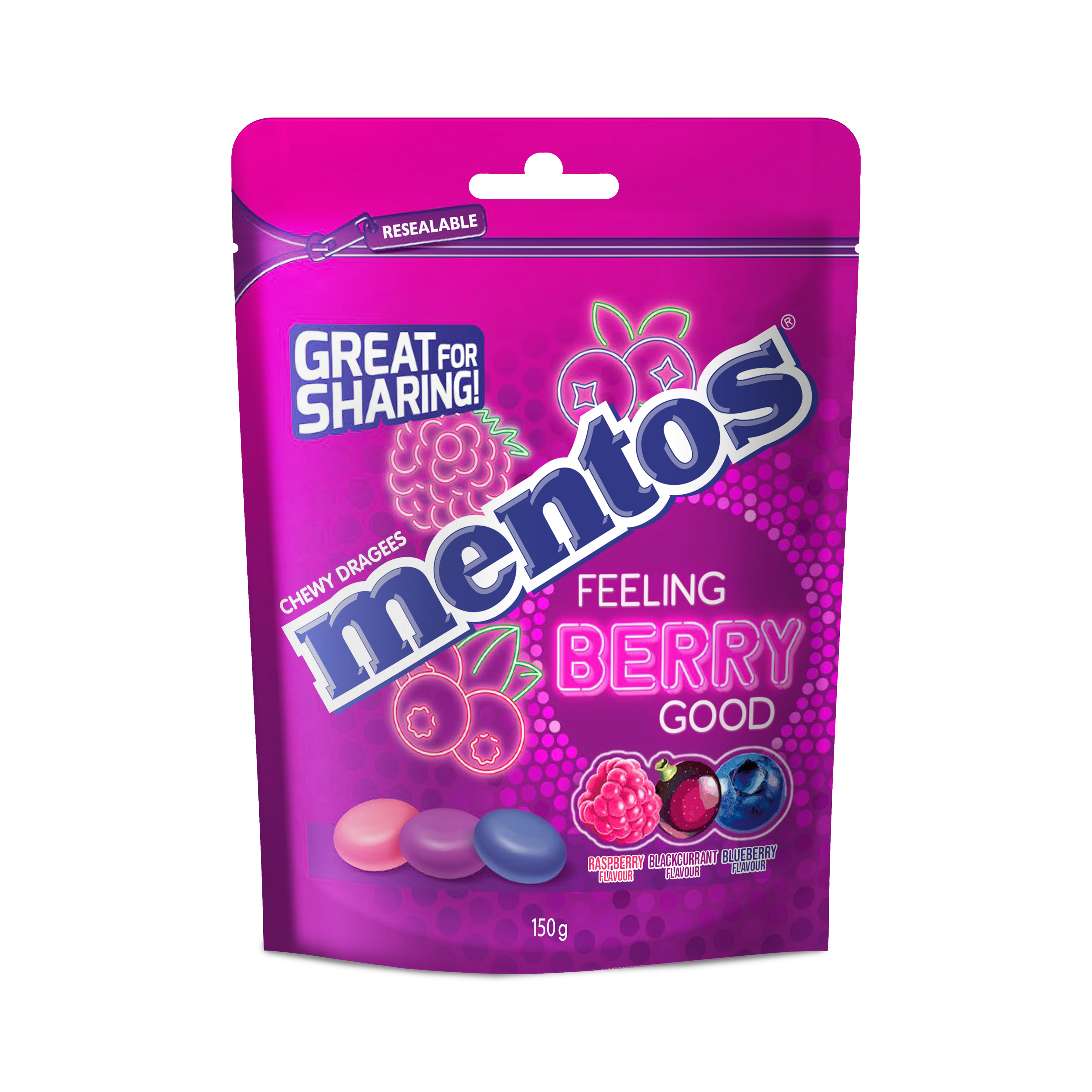 Mentos Feeling Berry Good Share Bag