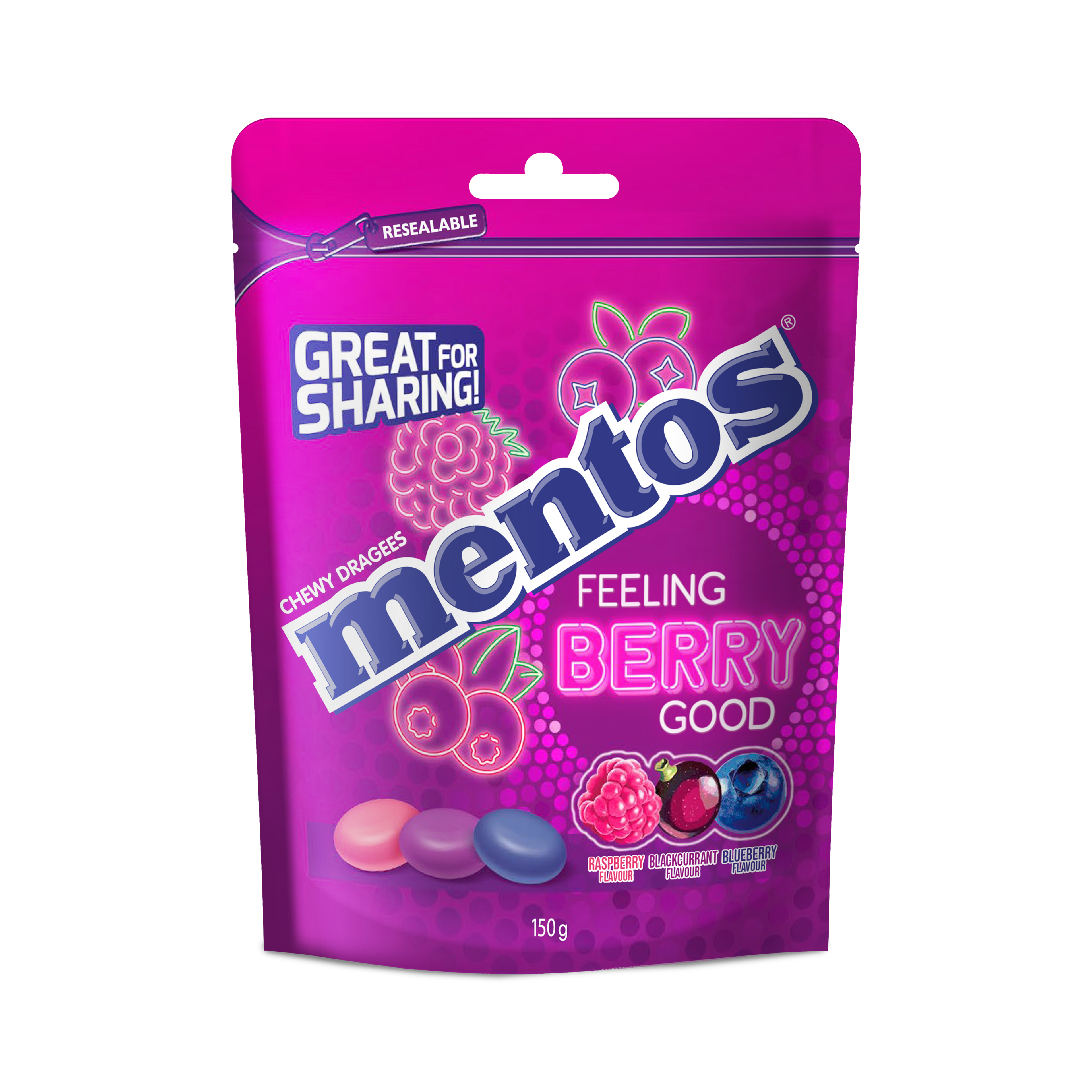 Mentos Feeling Berry Good Share Bag