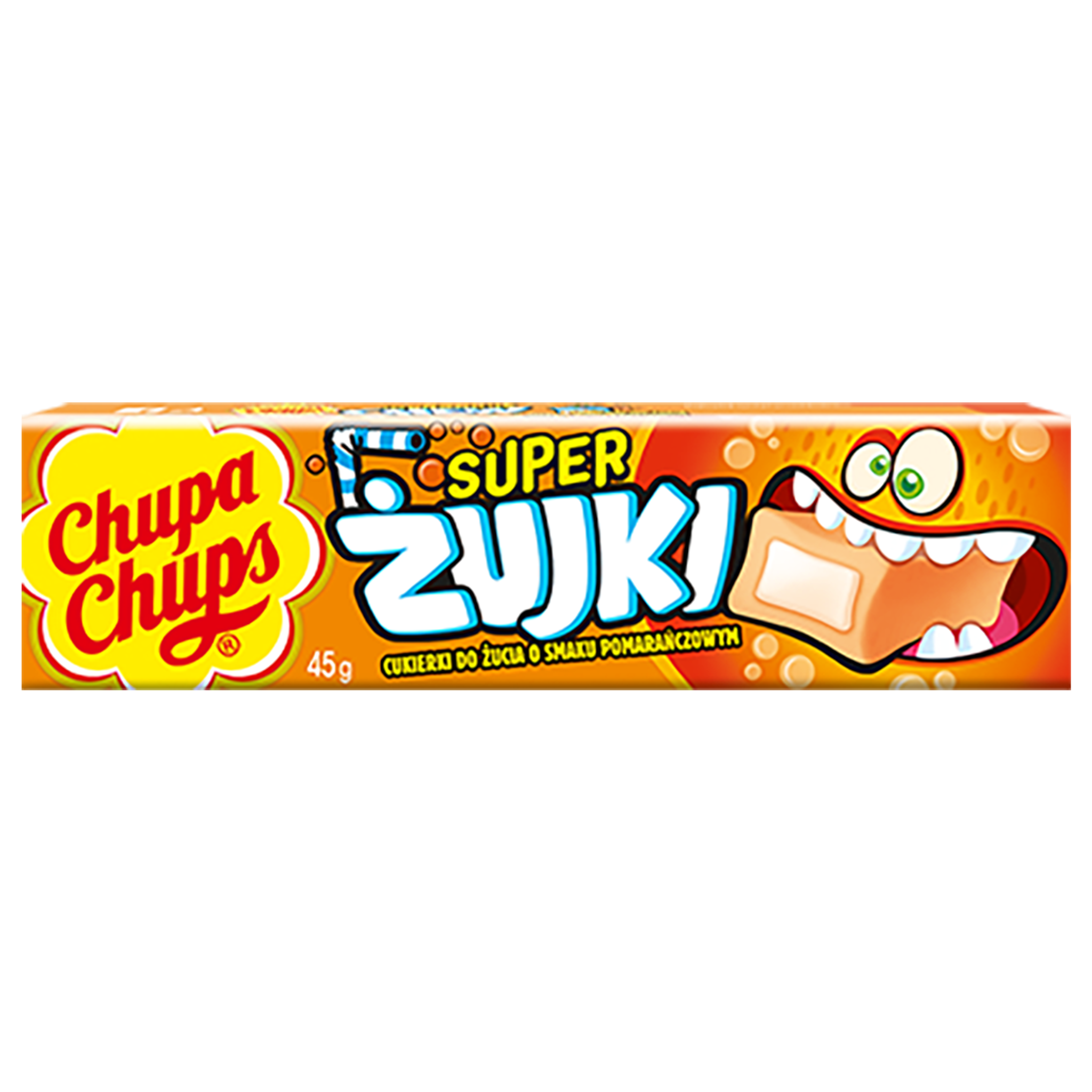 Super Żujki o smaku pomarańczowym