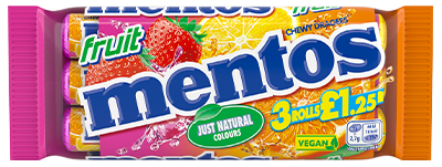 Mentos Fruit 3 Pack