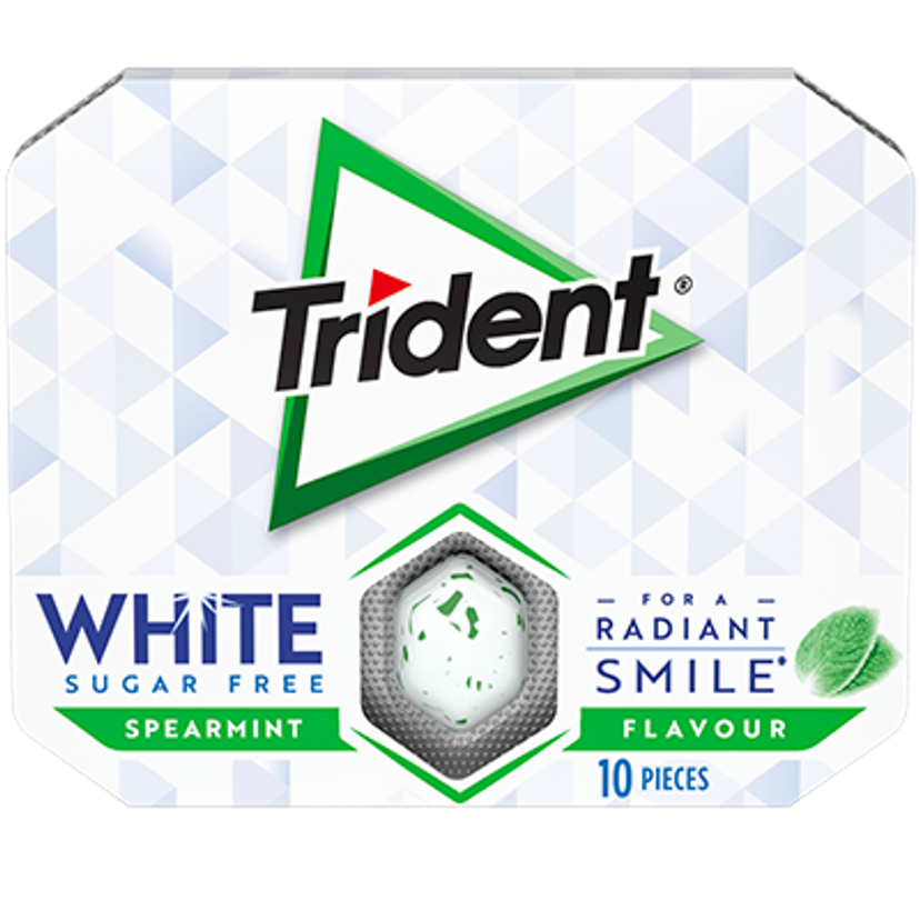 Trident dental care White – drageia Hortelã