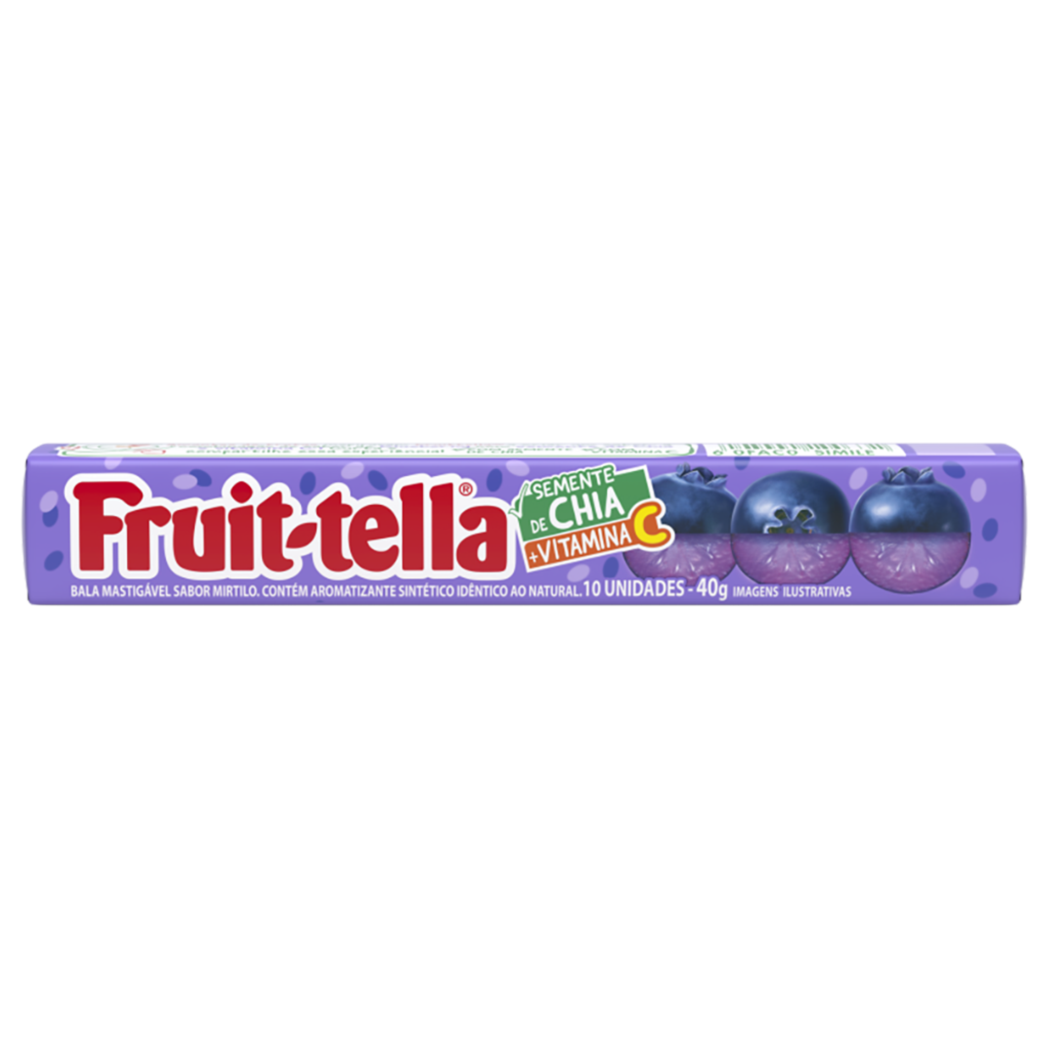 Fruittella Mastigável Blueberry&Chia