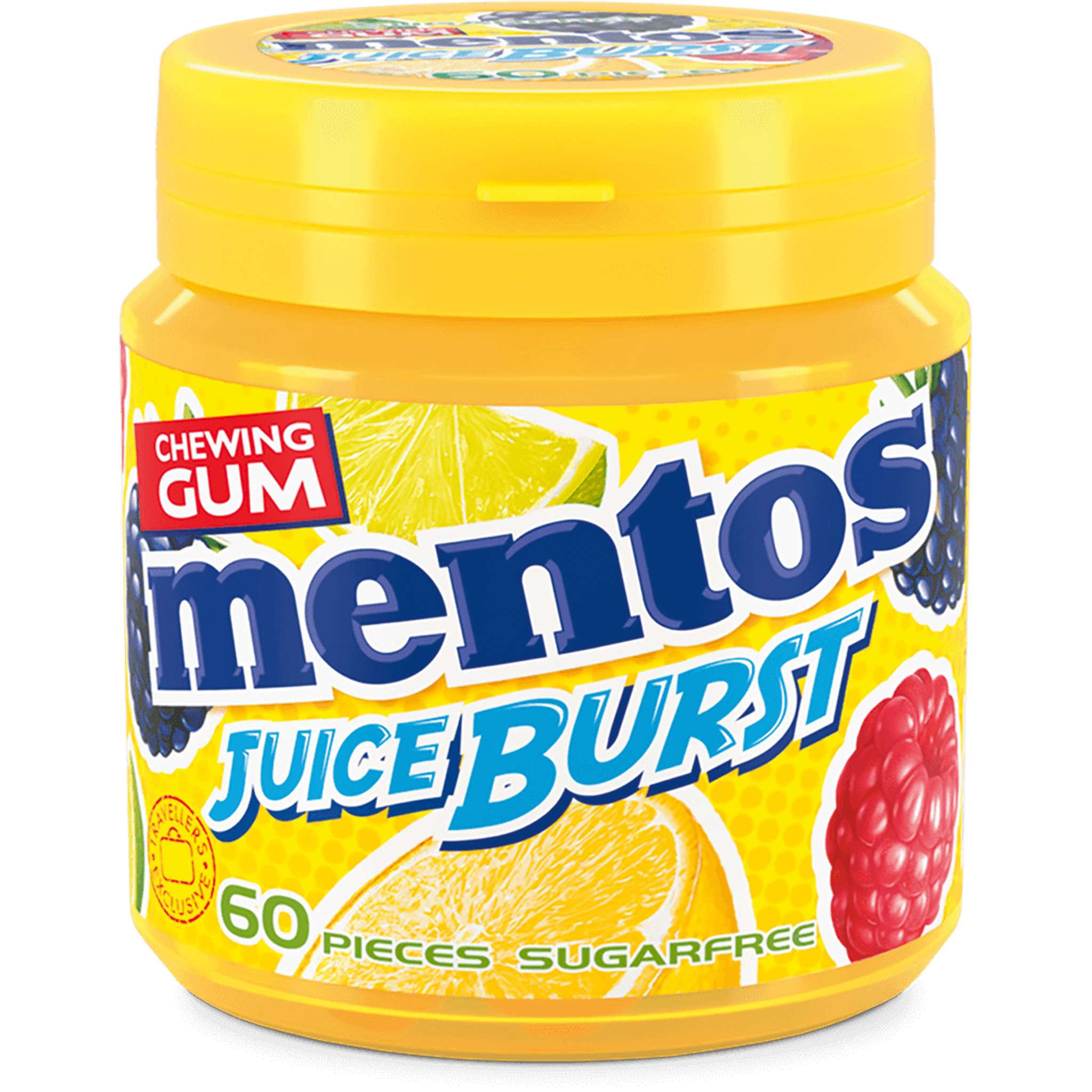 Mentos Gum Juice Burst Yellow | 120g GLOBAL