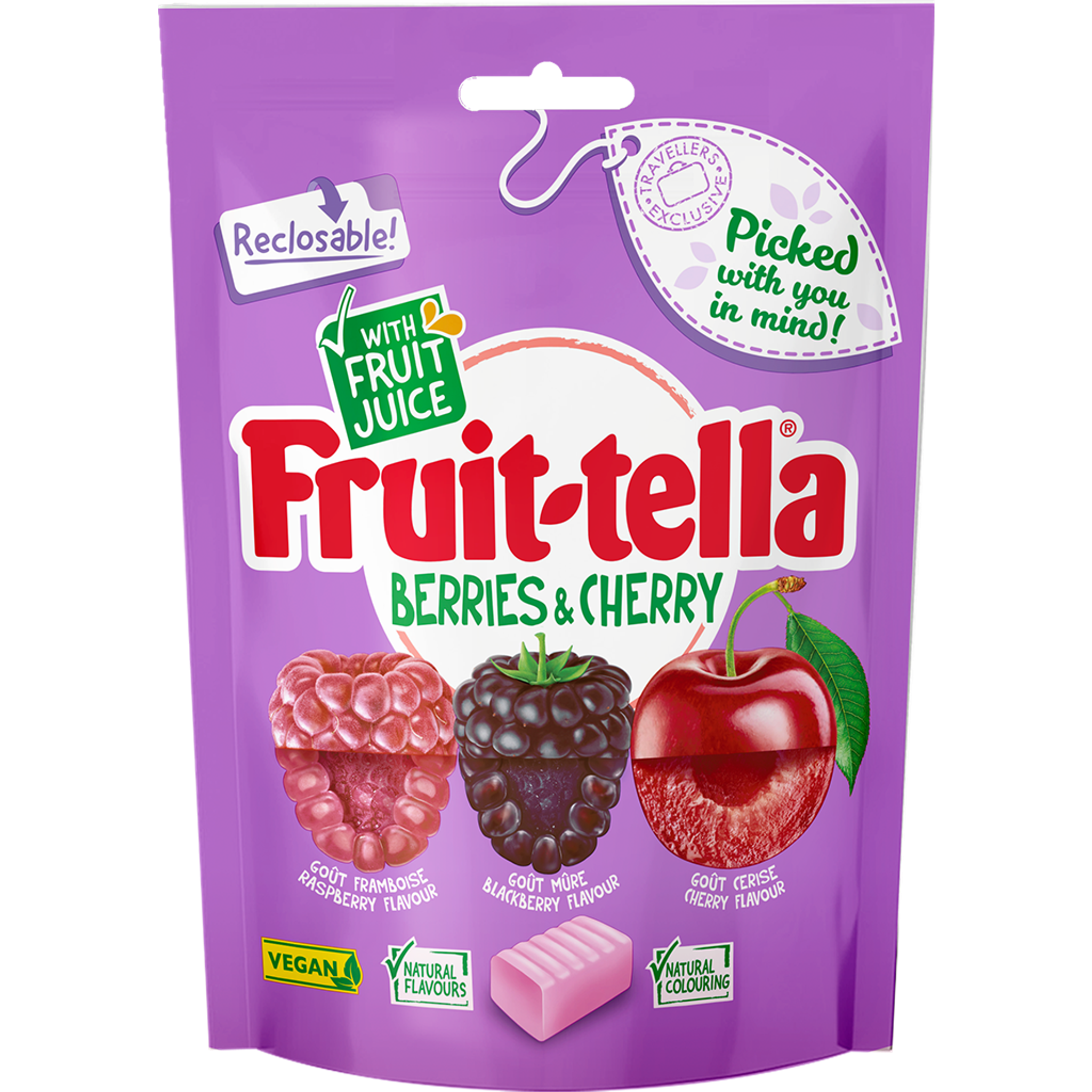 Fruit-tella Sharing Bag Berries and Cherry | 200g EU