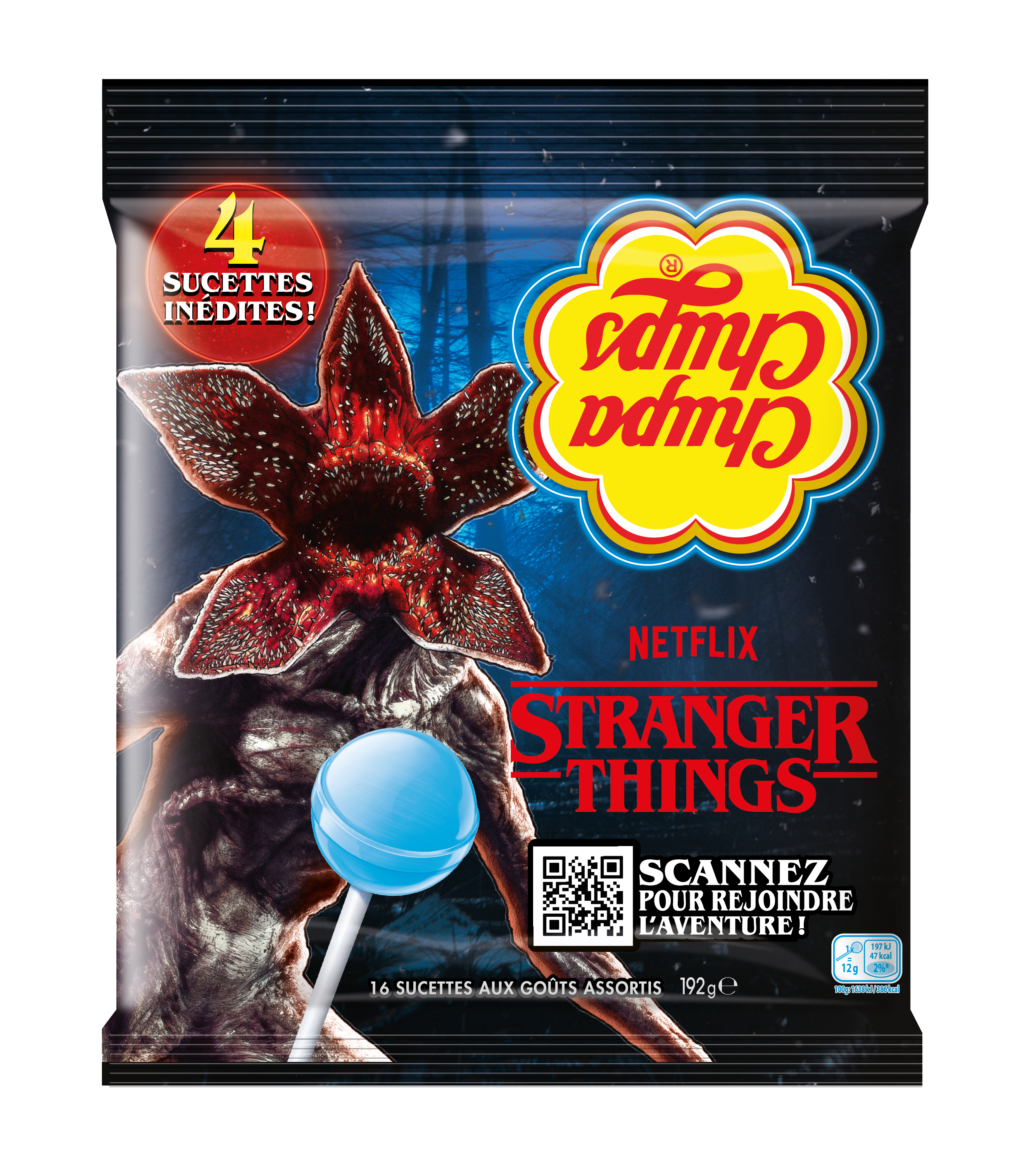 SACHET STRANGER THINGS 4 GOÛTS