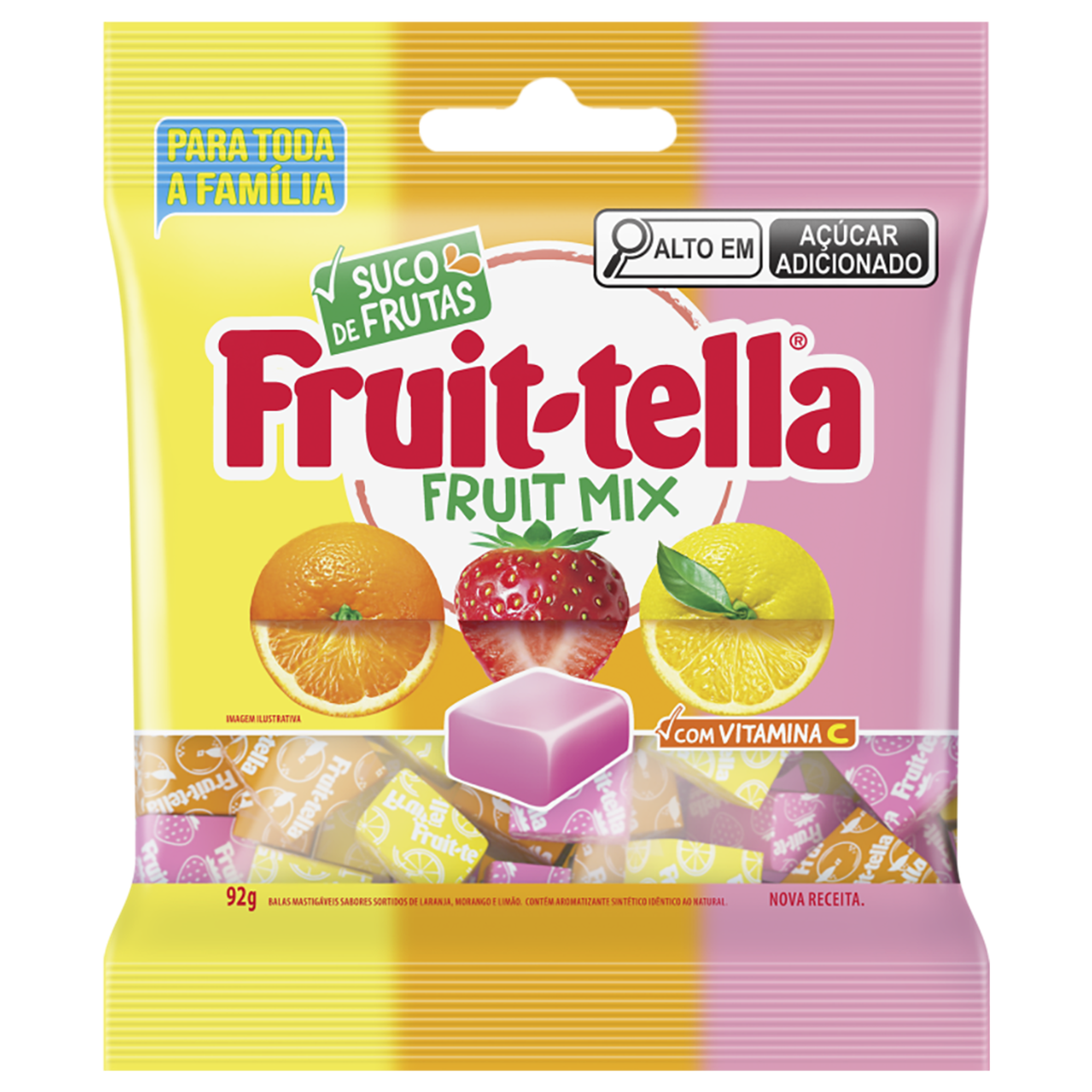 Fruittella Mastigável Fruit Mix