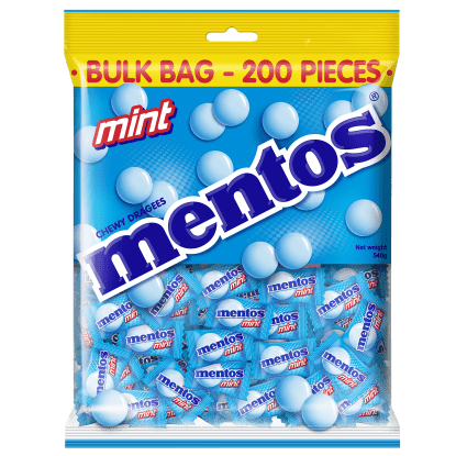 Mentos Mint Pillow Pack Bag