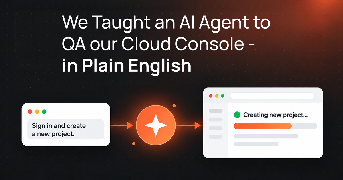 How an AI Agent Automates QA for the Cerebras Cloud Console