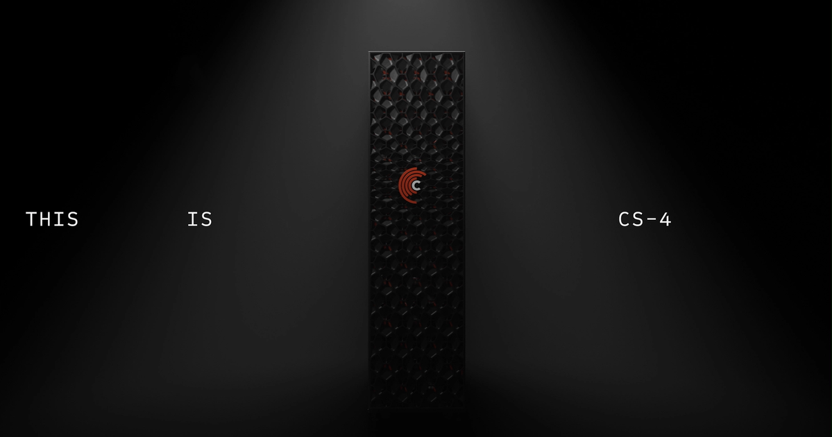 Cerebras CS-4 rack-scale AI system announcement