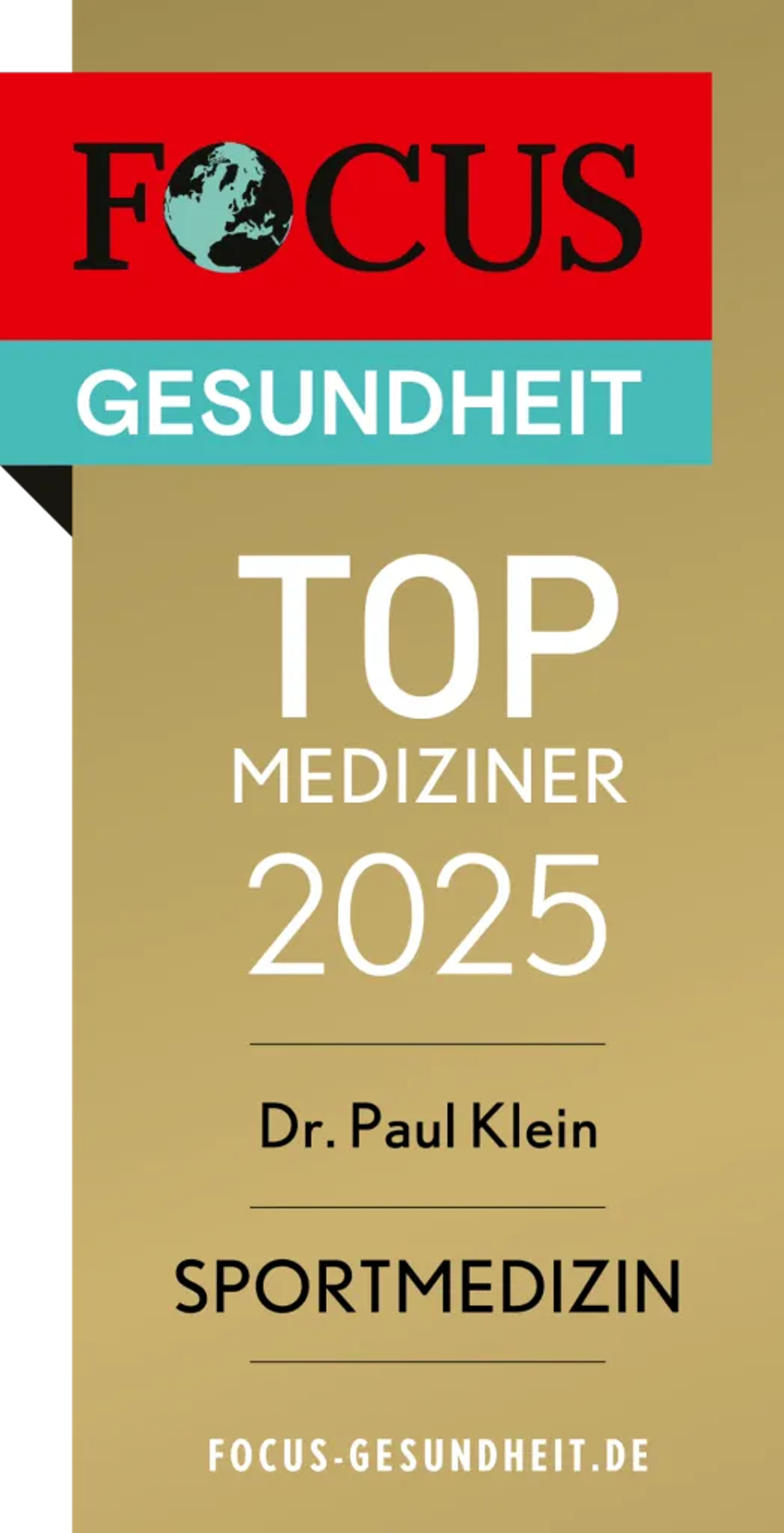 2025 Focus Top-Mediziner - Sportorthopädie