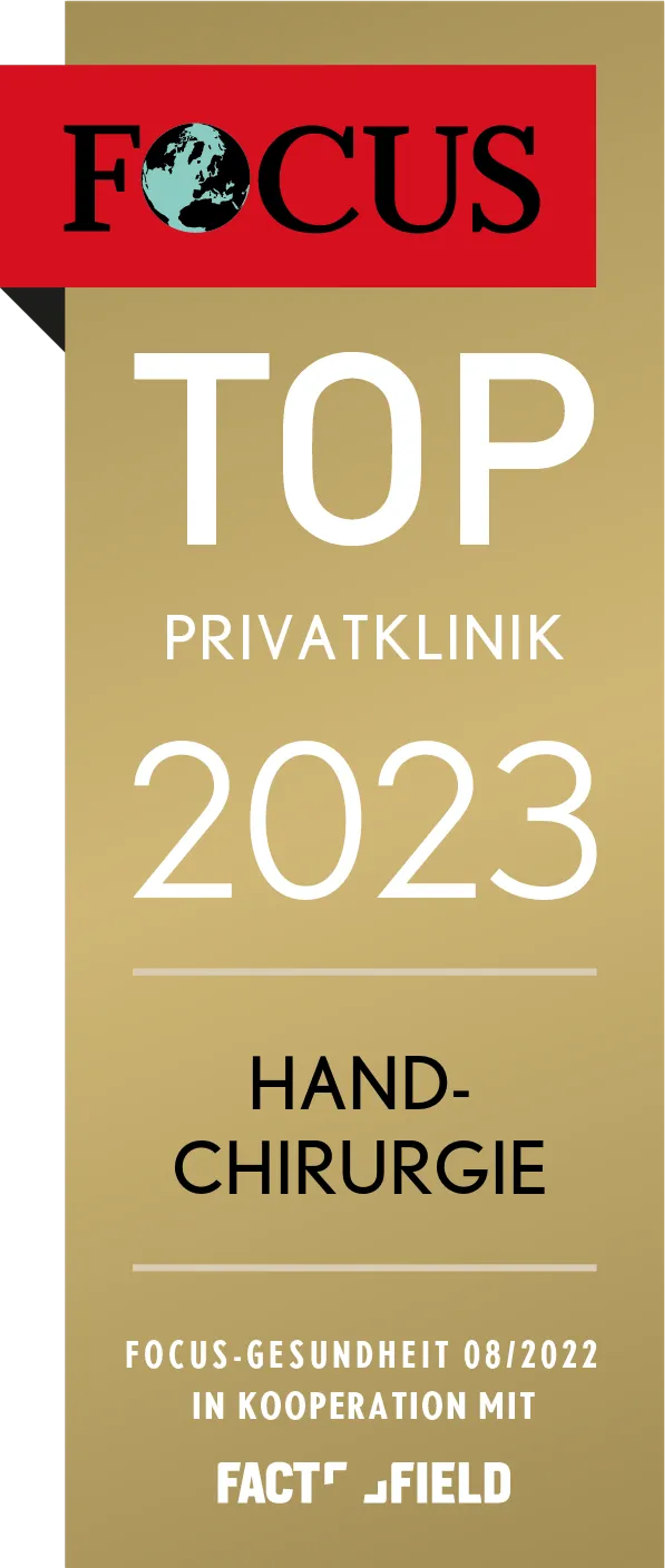auszeichnung hand chirurgie