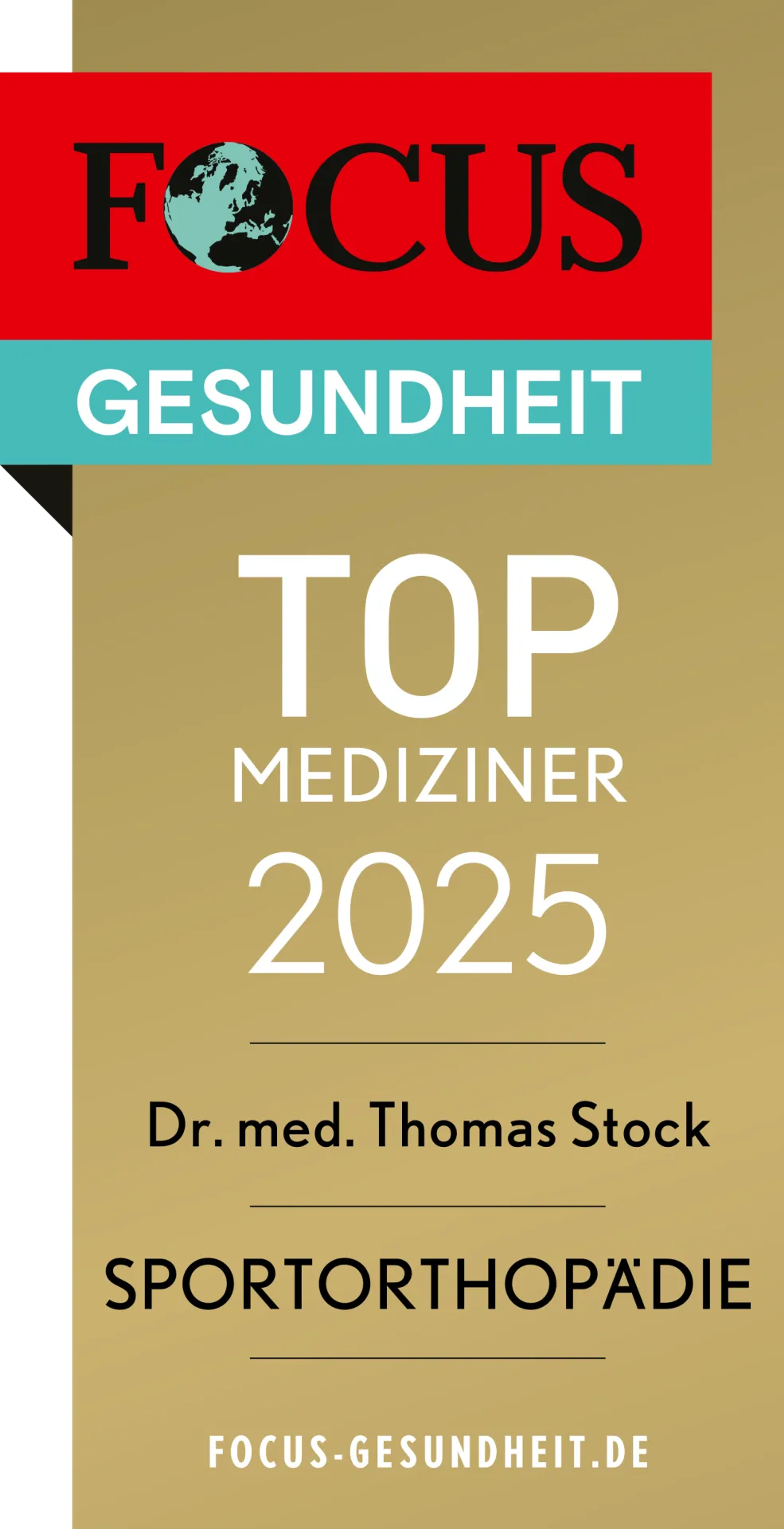 2025 Focus Top-Mediziner - Sportorthopädie