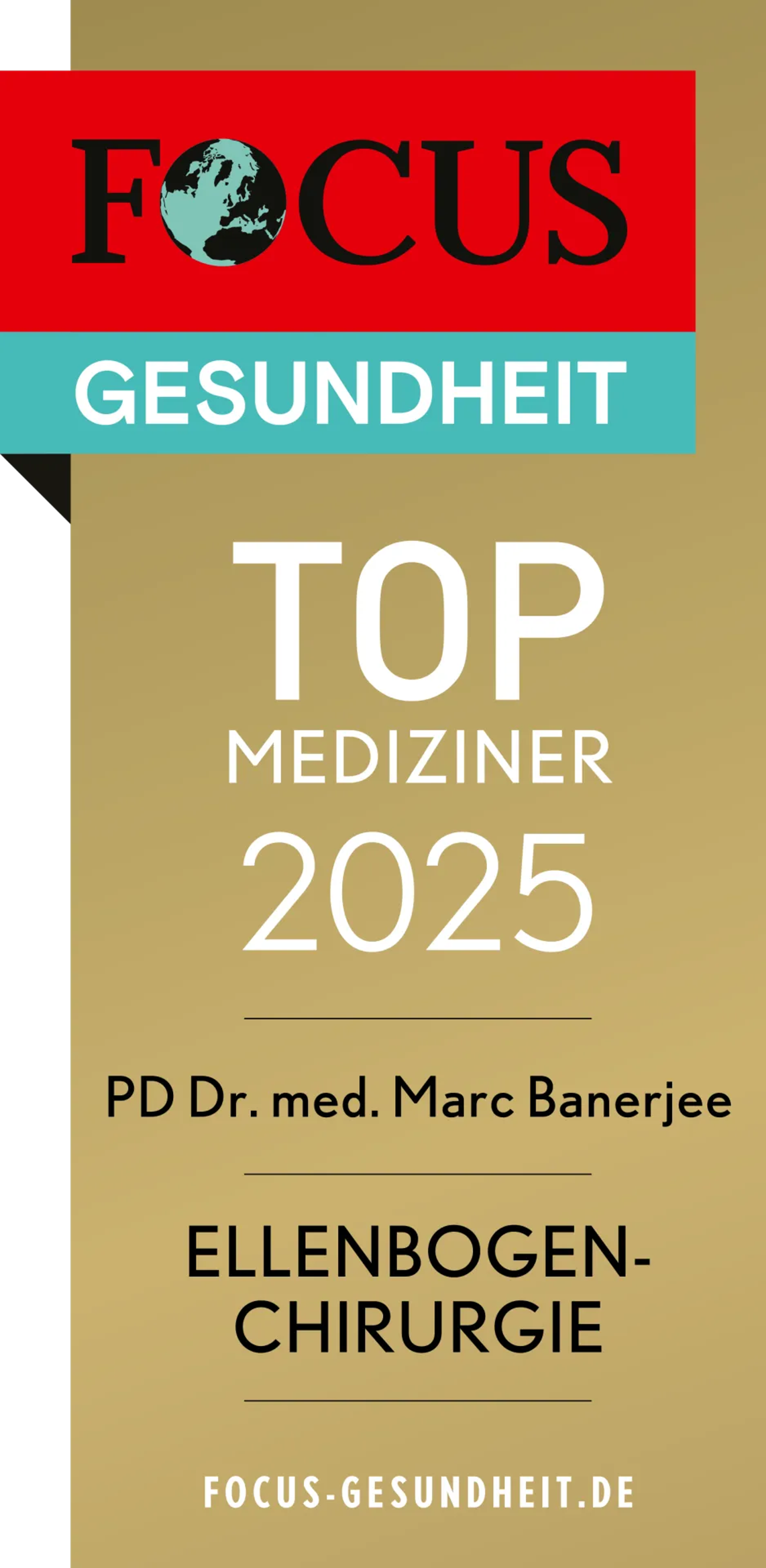 2025 Focus Top-Mediziner - Ellenbogenchirurgie