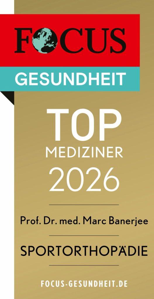 FOCUS Top-Mediziner 2026 Sportorthopädie