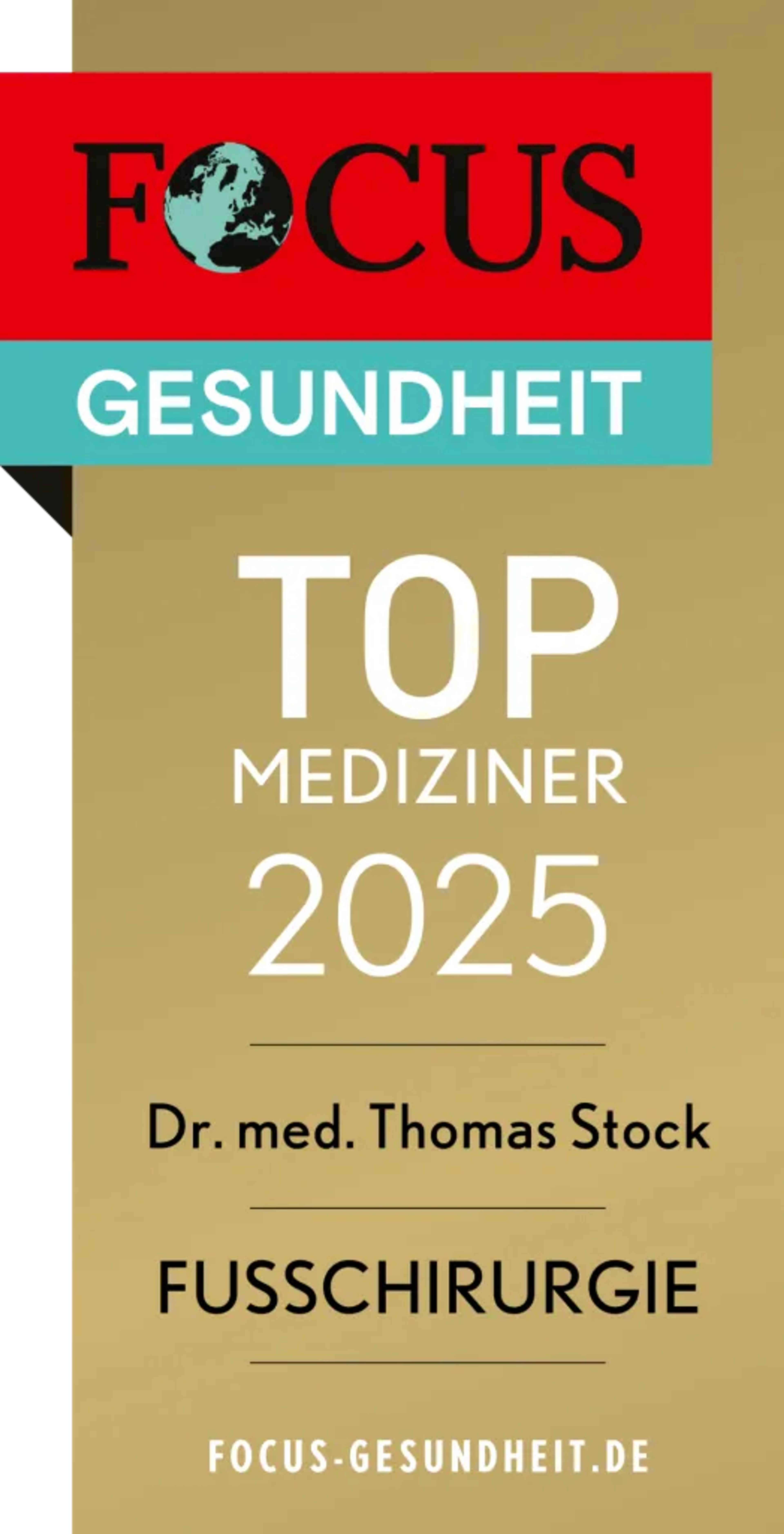 2025 Focus Top-Mediziner - Fußchirugie