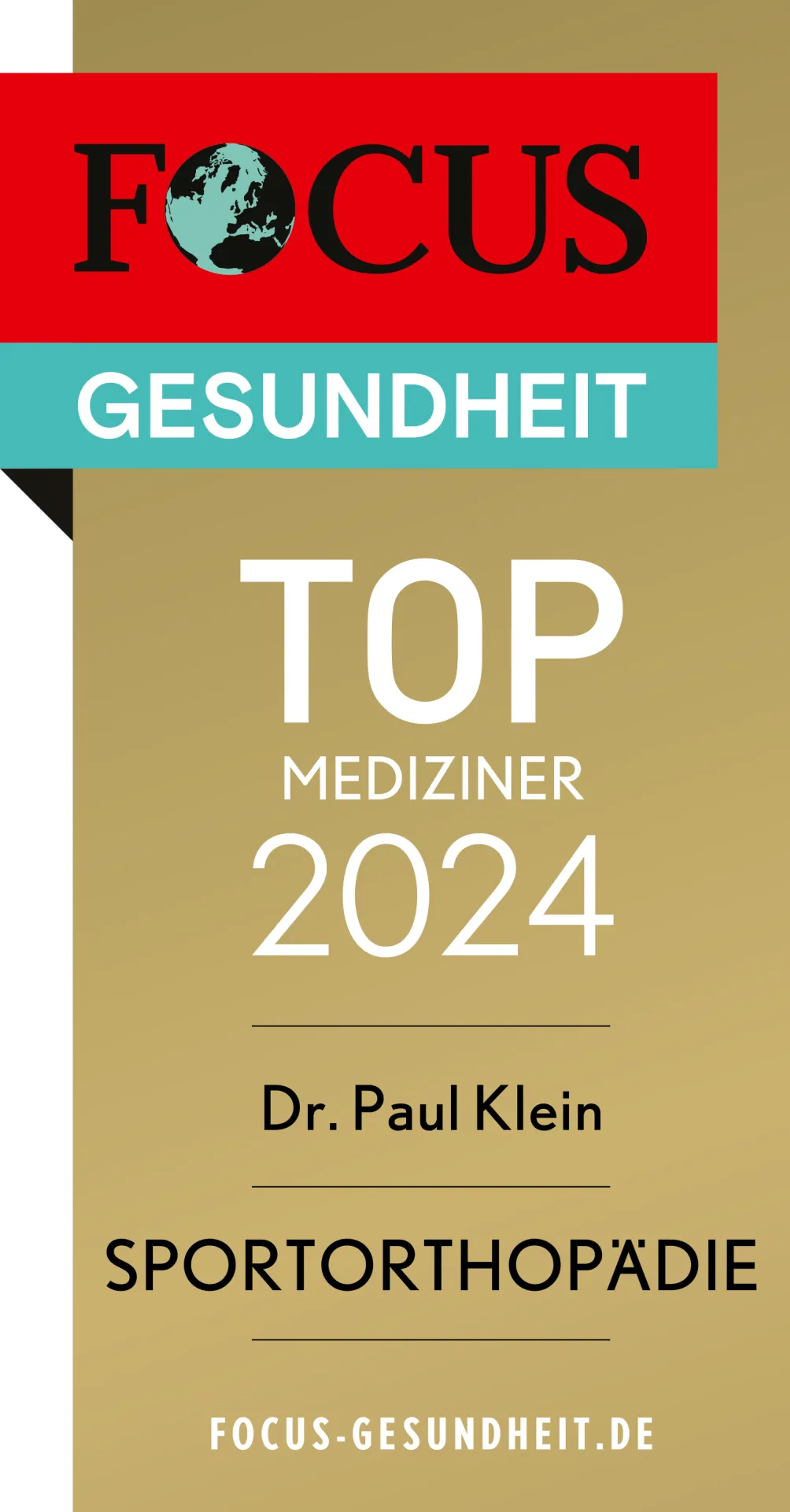 2024 Focus Top-Mediziner - Sportorthopädie