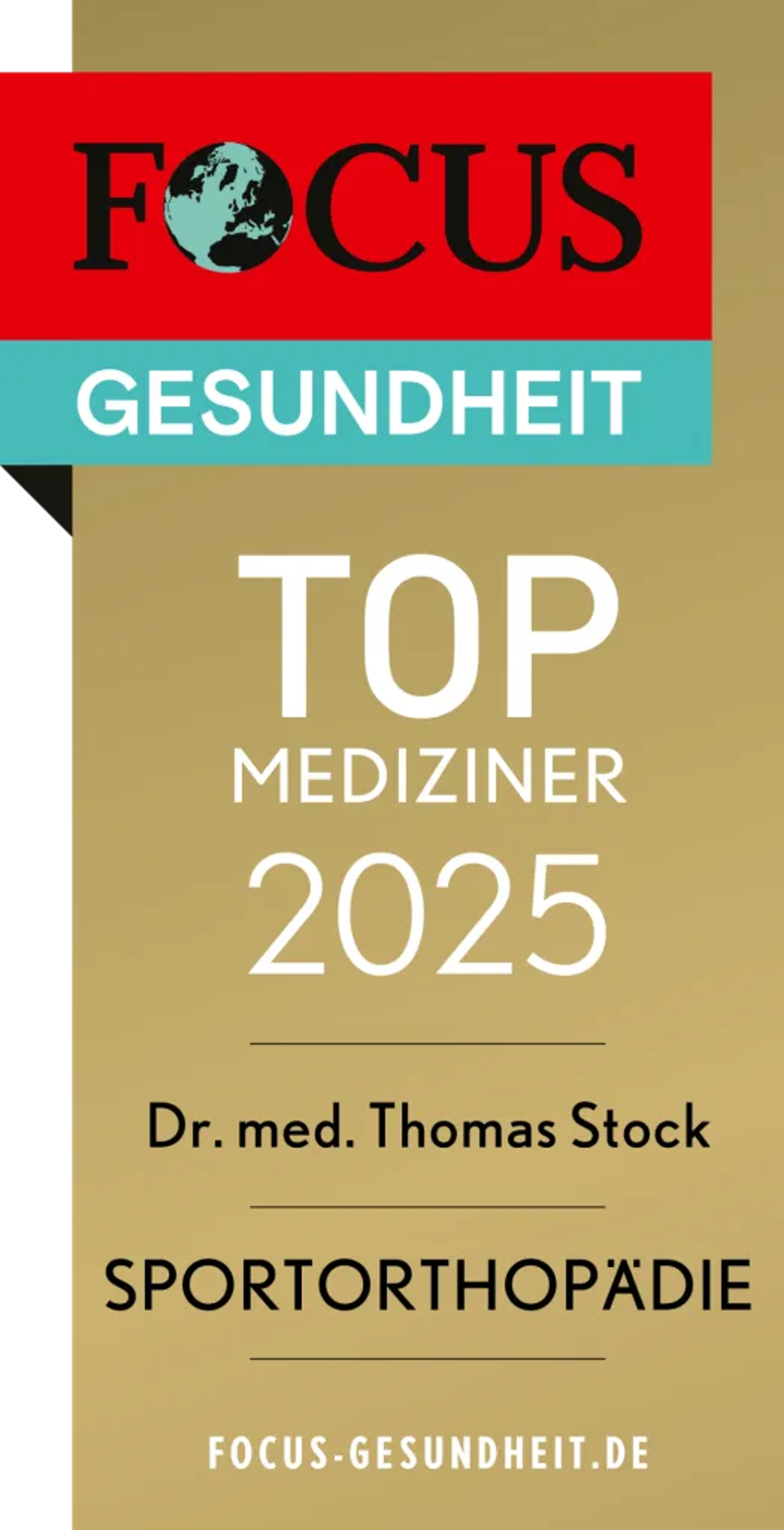 2025 Focus Top-Mediziner - Sportorthopädie