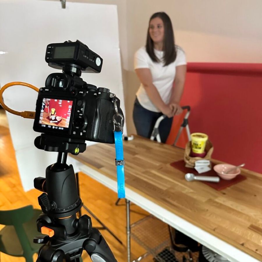 Product photoshoot at the in-house Milwaukee studio