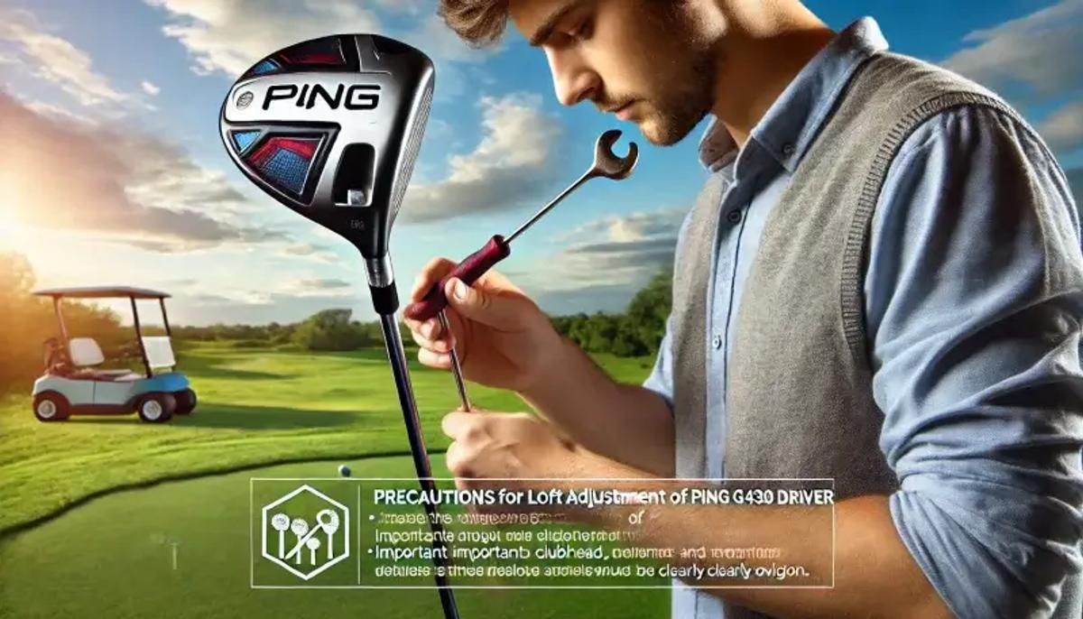 PING G430ドライバーのロフト調整時の注意点