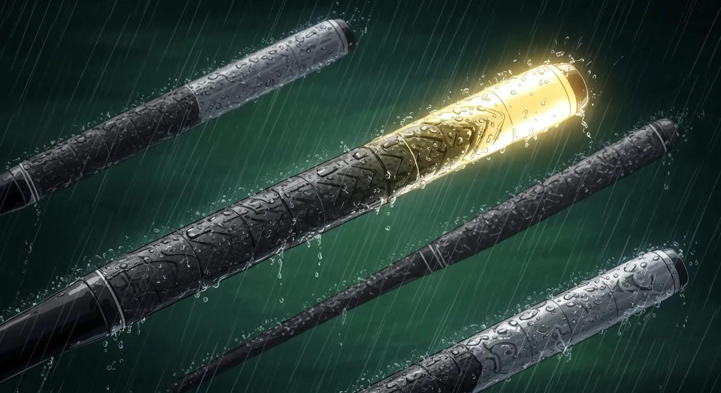 【飛距離ロスは道具のせい】雨のゴルフで滑らないグリップはこれ一択!季節別おすすめと選び方を徹底解説