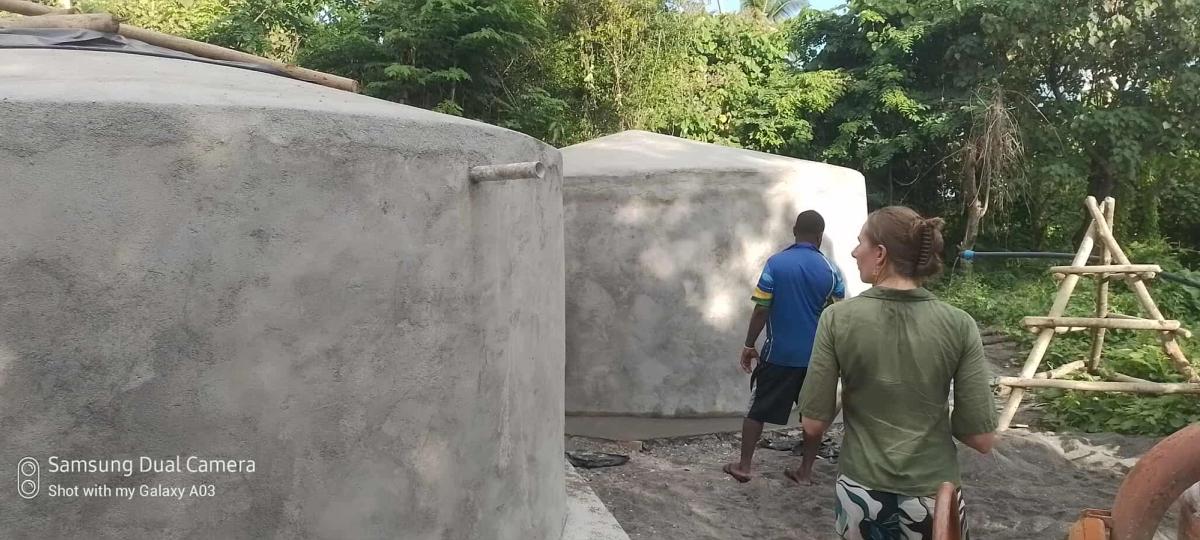 Tamara during a site inspection at Unua