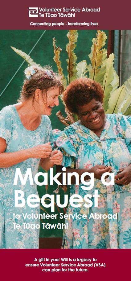 VSA brochure on making a bequest.