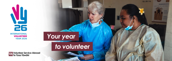 Your year to volunteer Your year to volunteer
