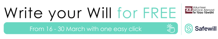 Write your Will for free from 16-30 March Write your Will for free from 16-30 March