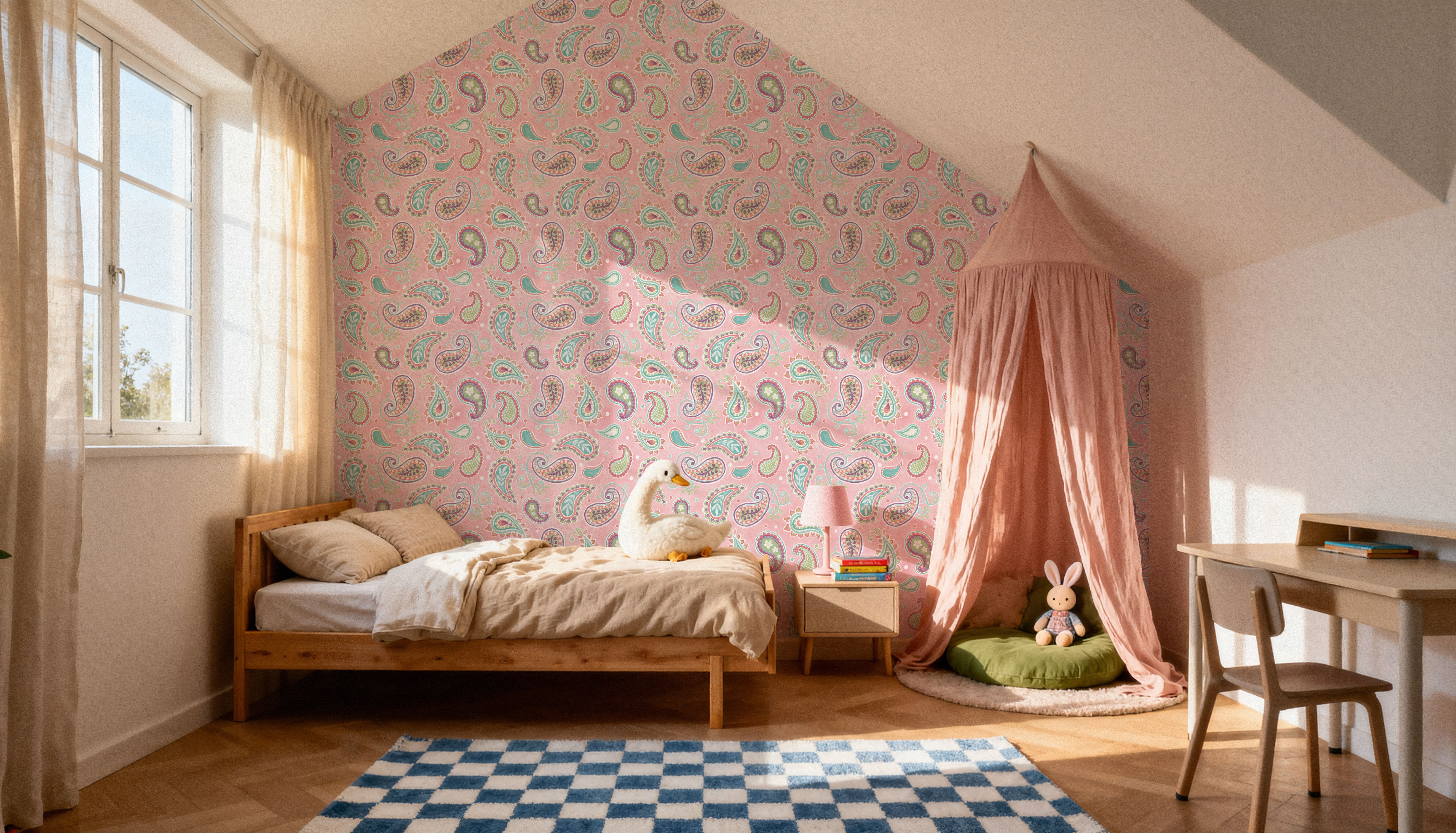 Cacti Paisley Pink