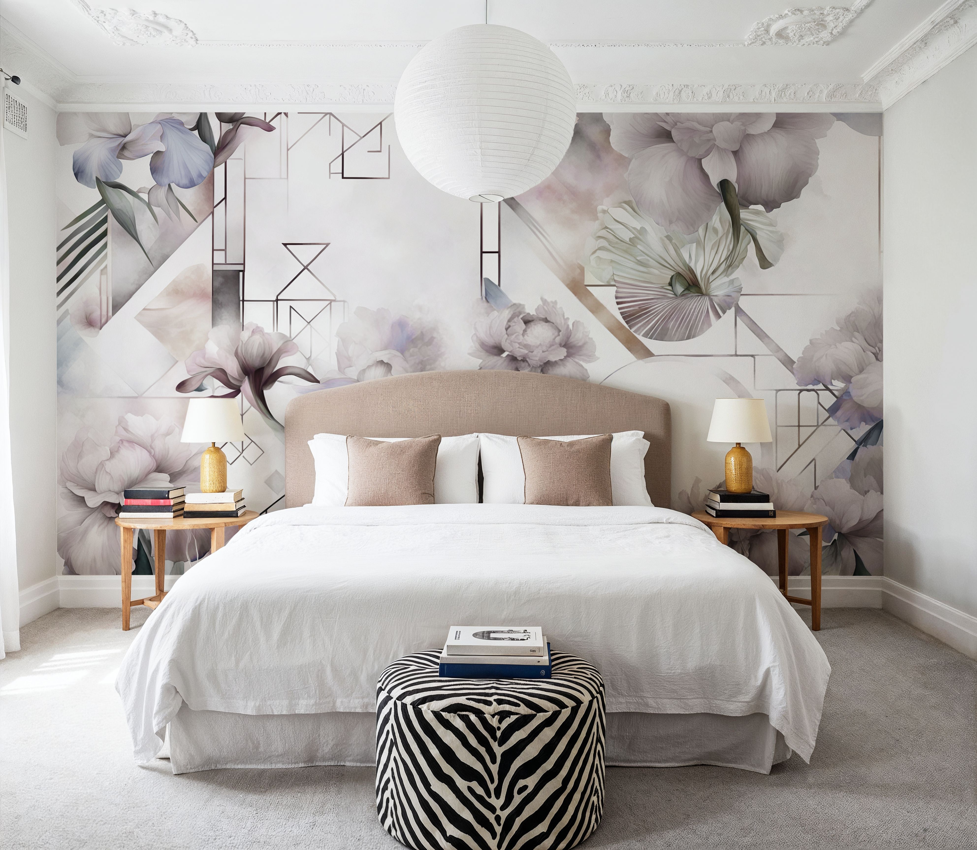 Watercolor Geometry Shine