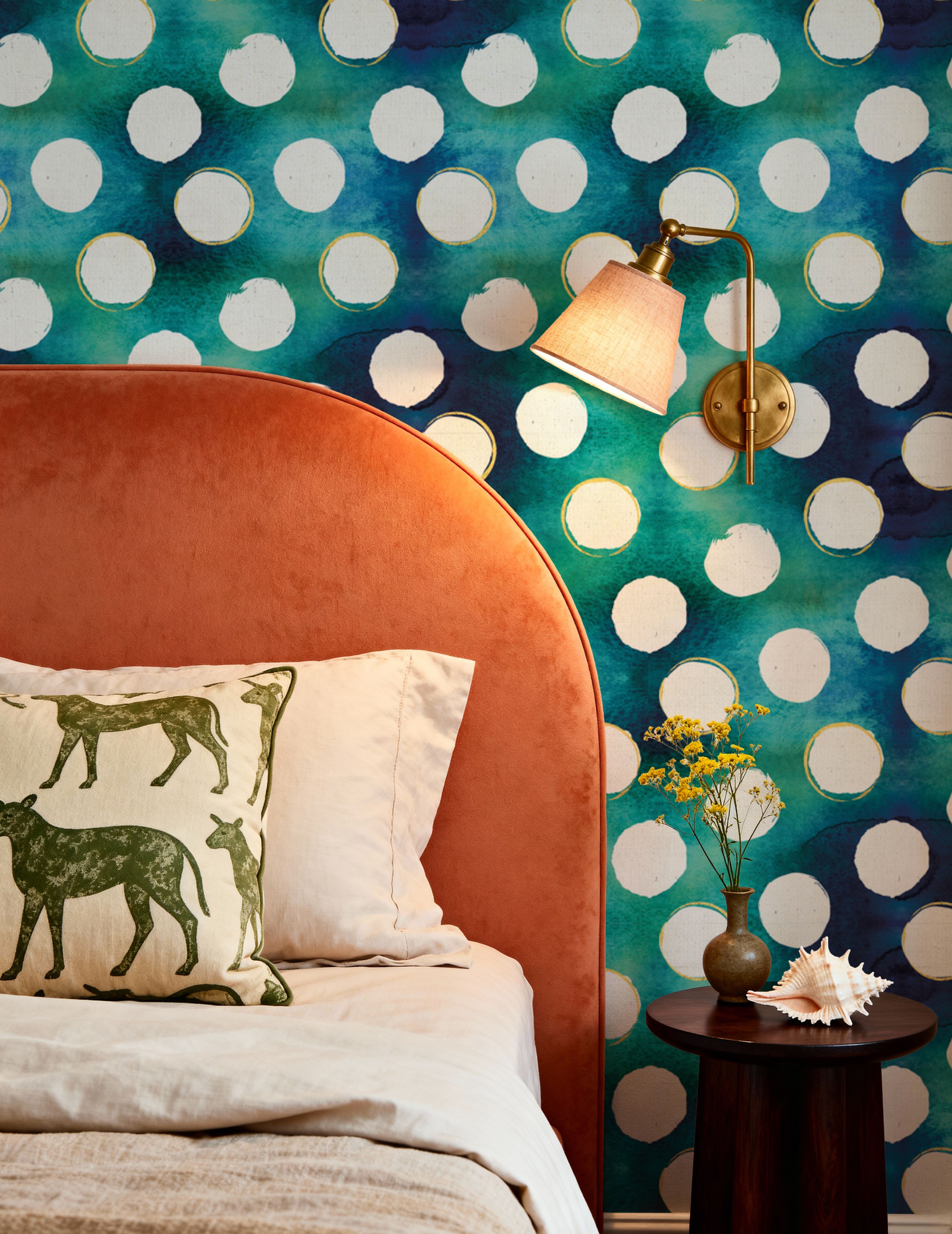 Bold Dots Green