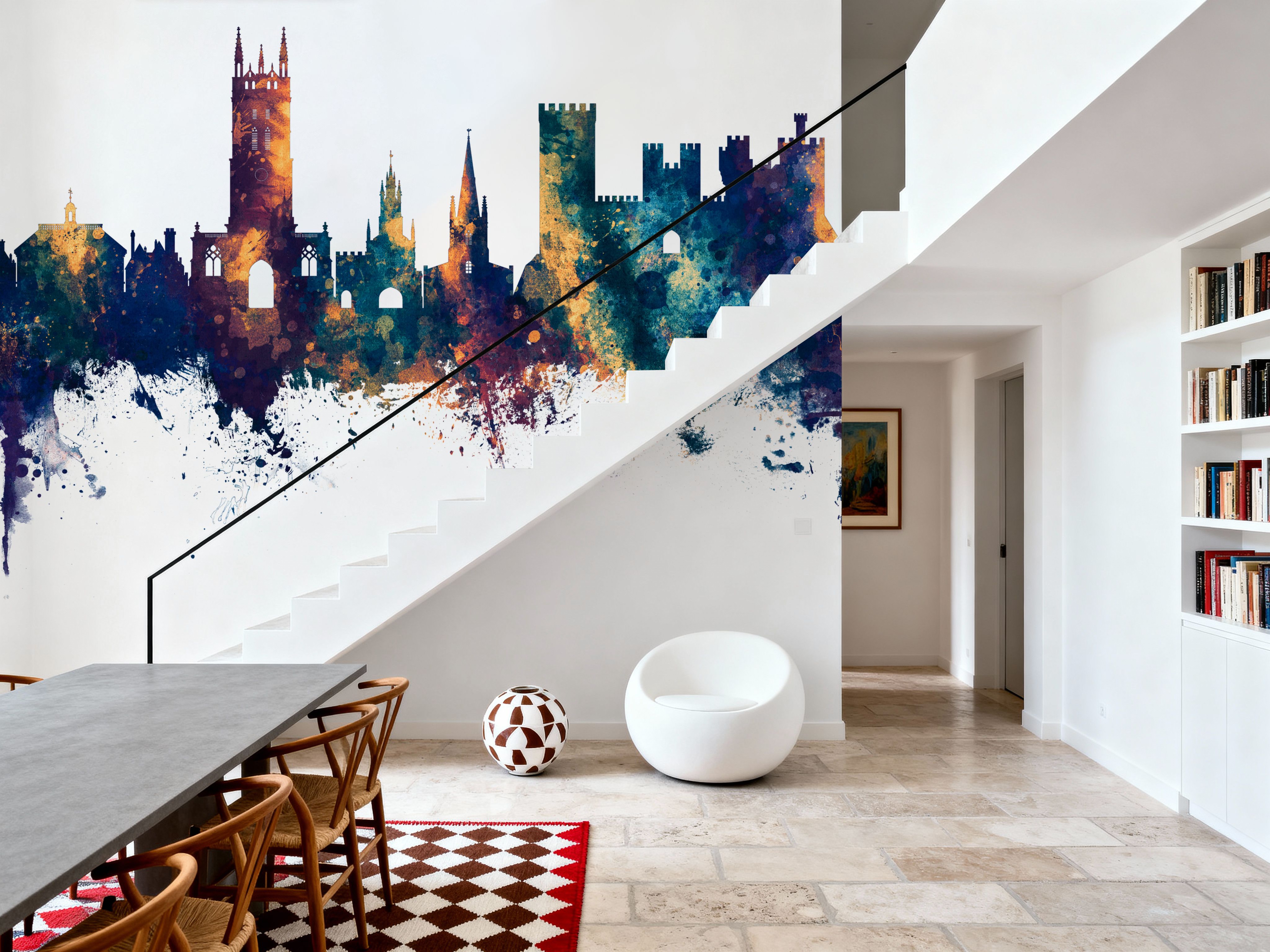 Warwick England Skyline Blue & Bronze