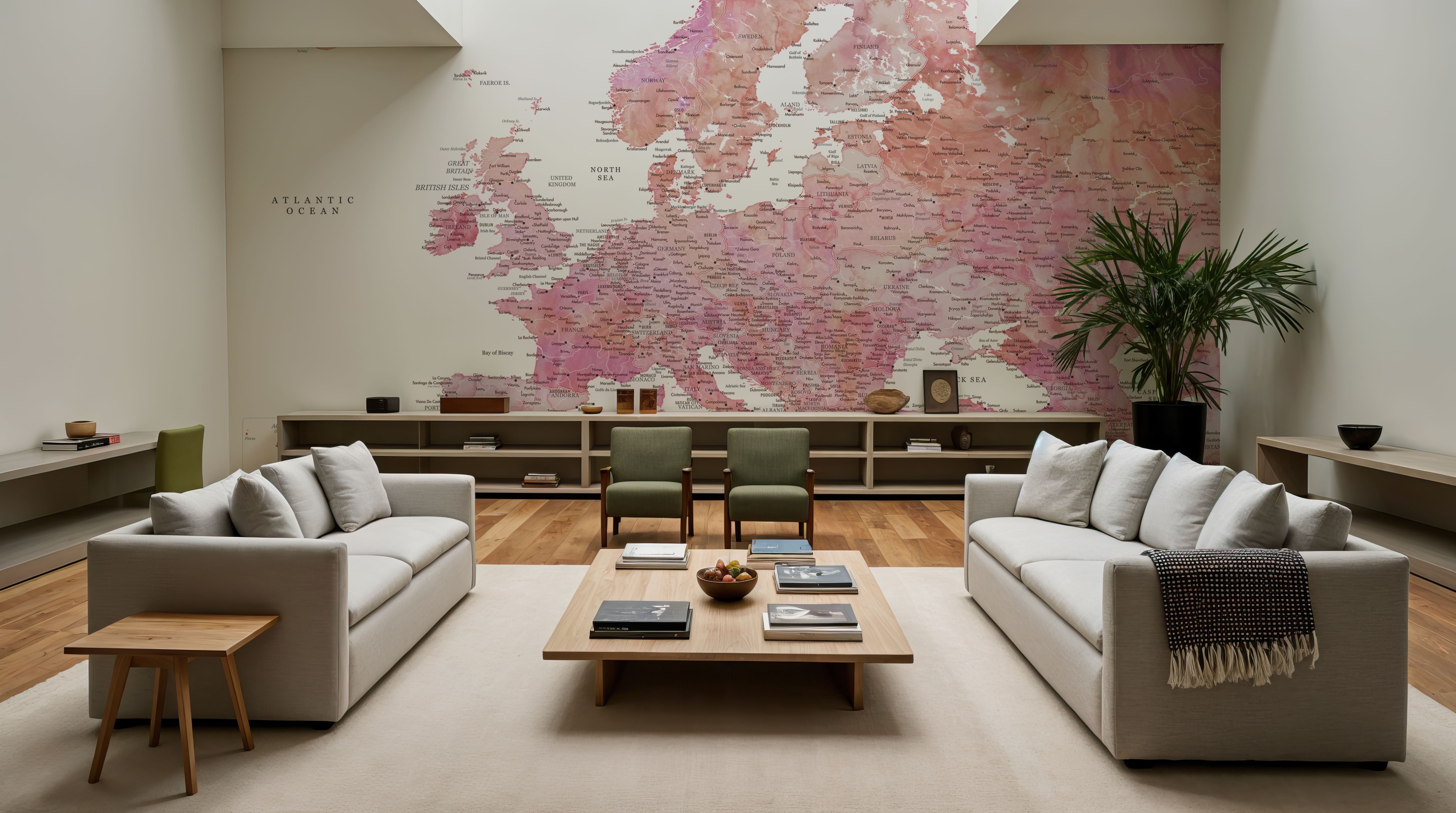 Europe Map Detailed - Tatiana