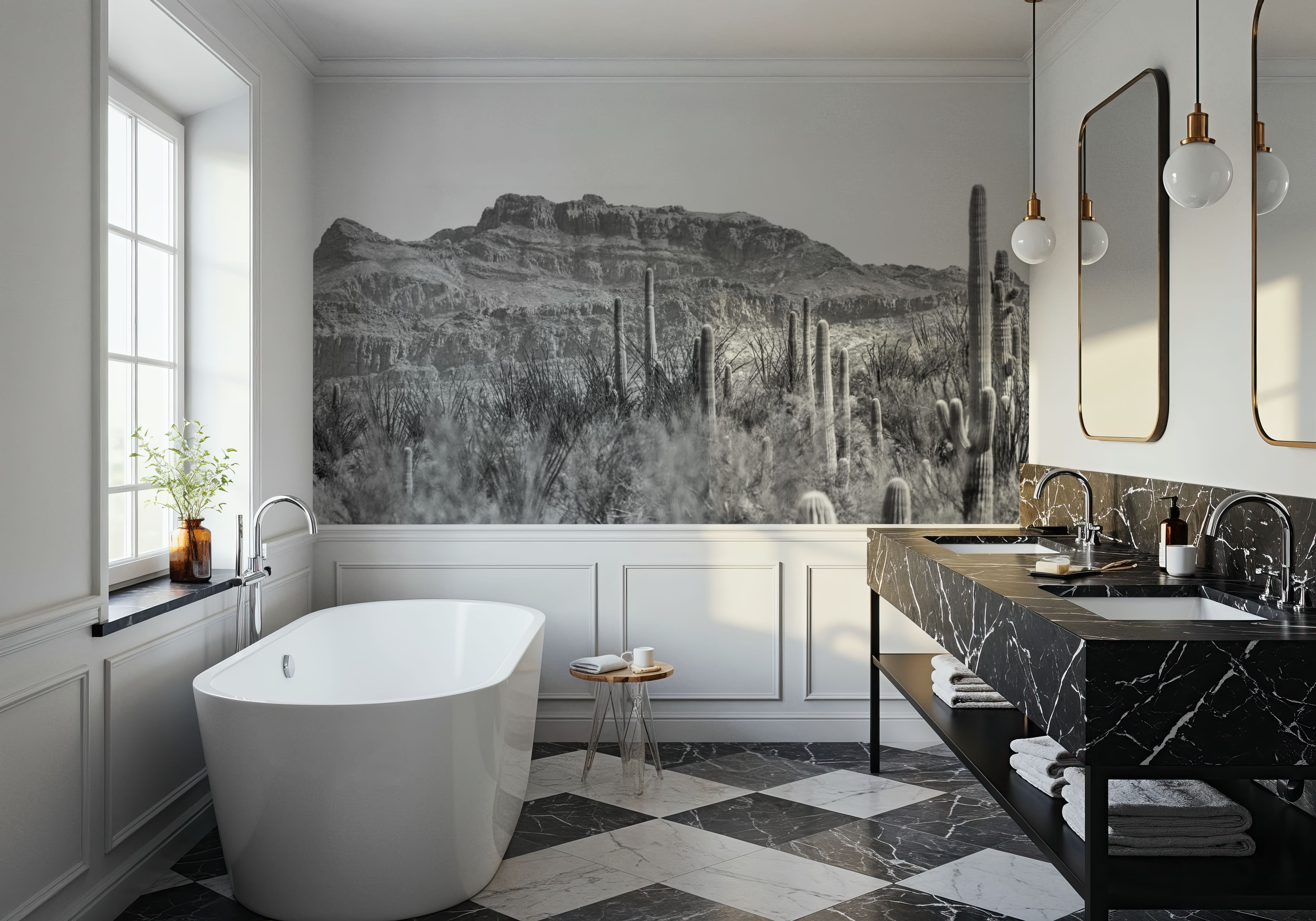 American Borderlands, Behang