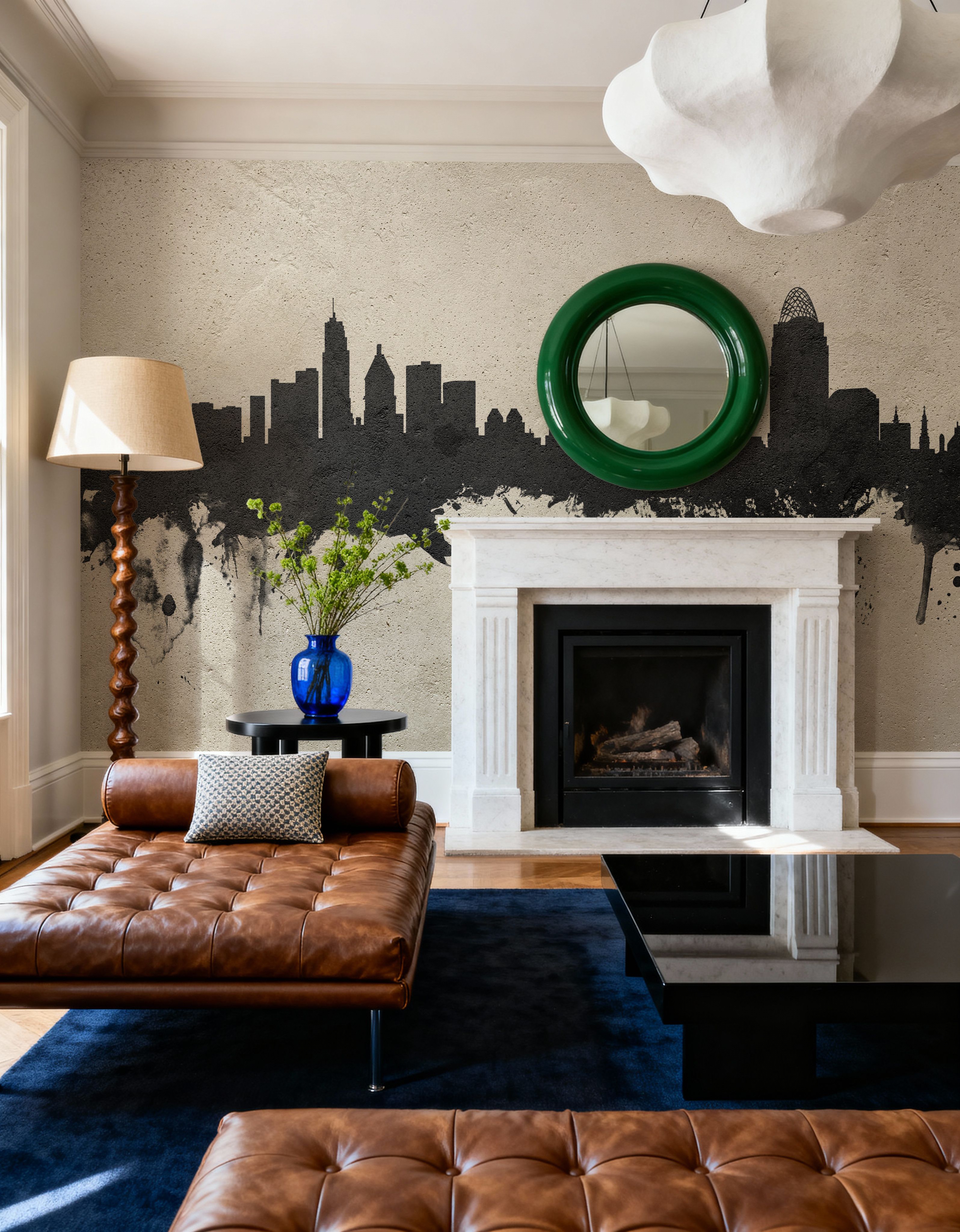 Cincinnati Ohio Skyline Concrete