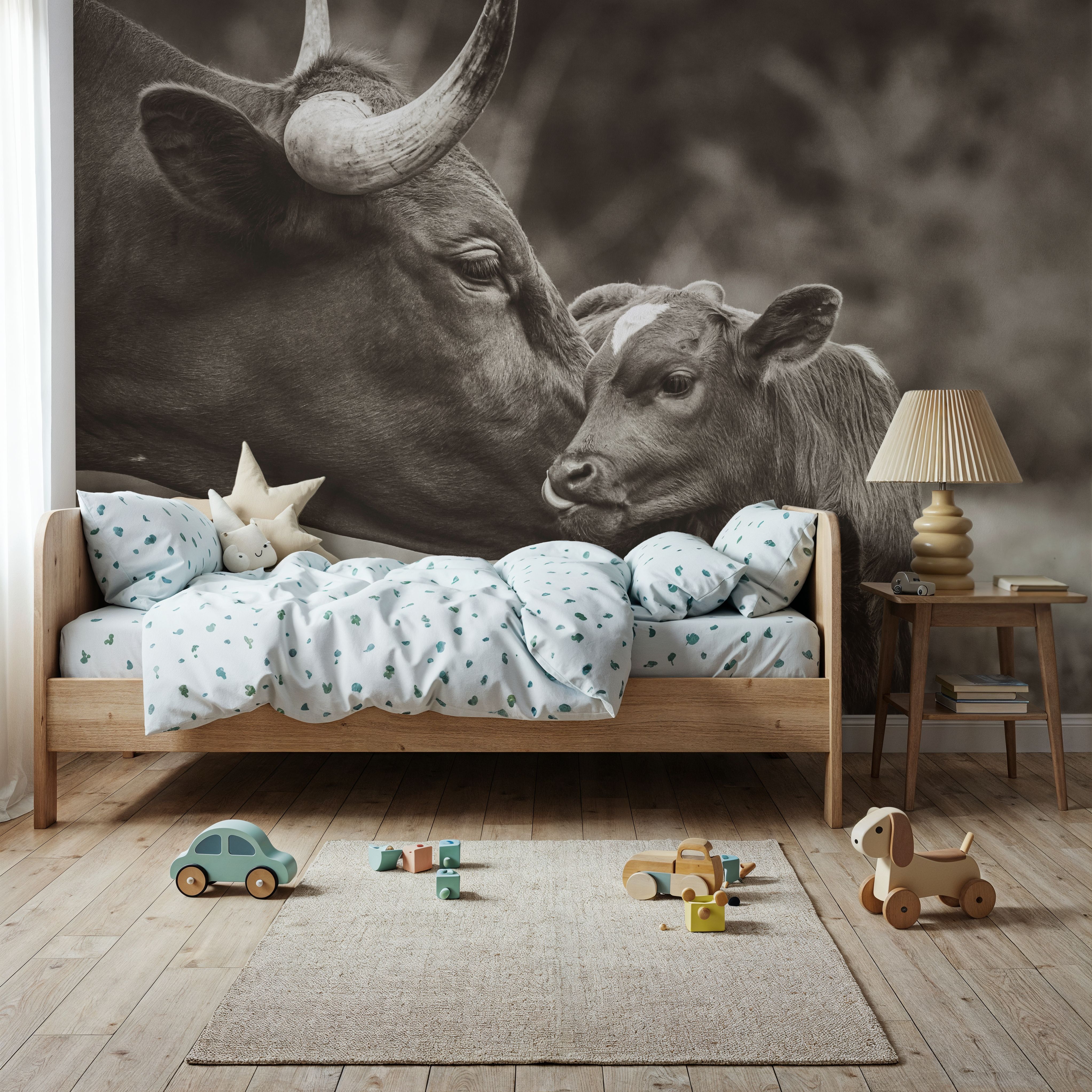 Longhorn Kiss Sepia