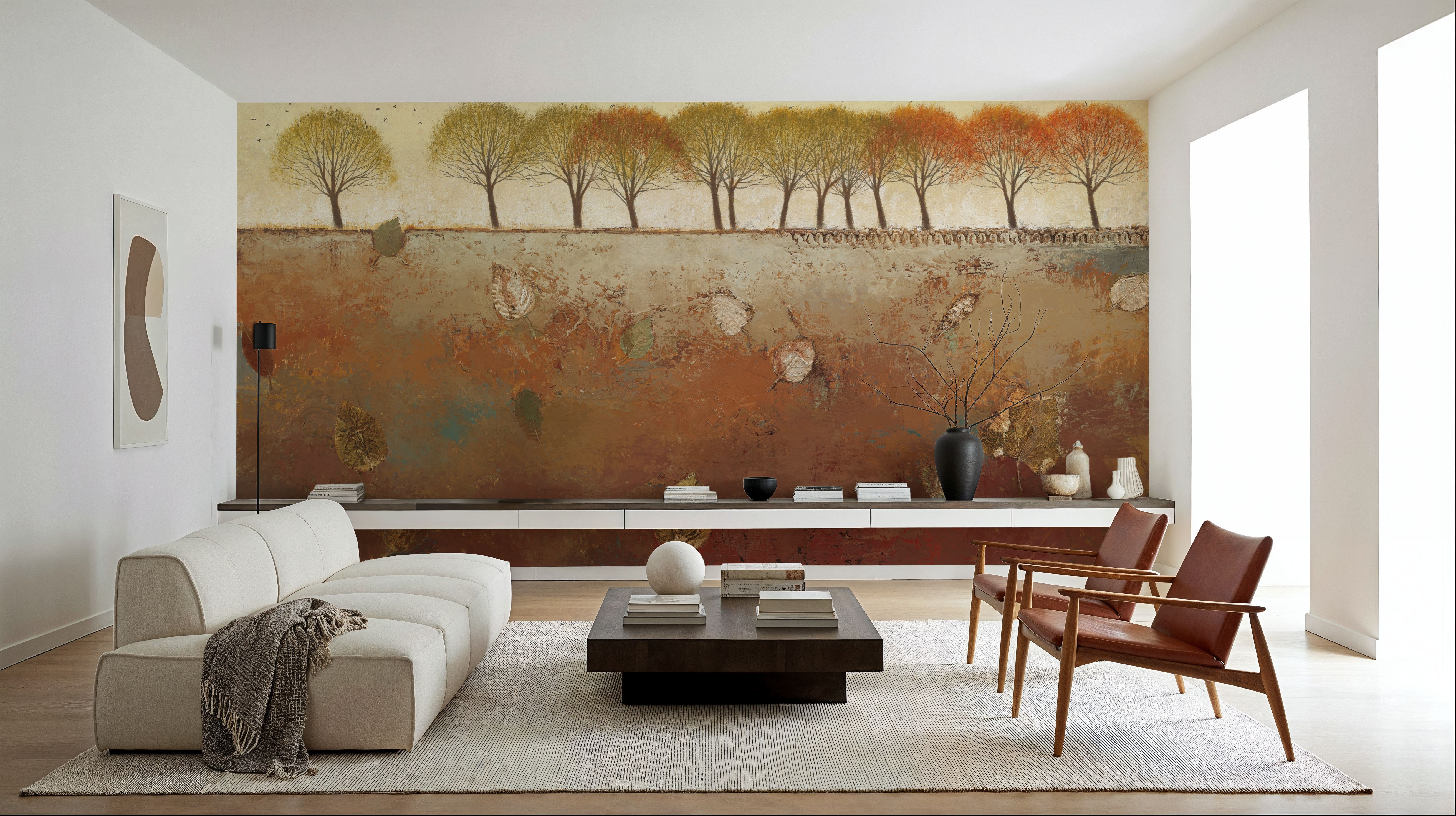 Field and Forest, Behang