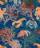 Vibrant Coral Reef, Blue and Orange