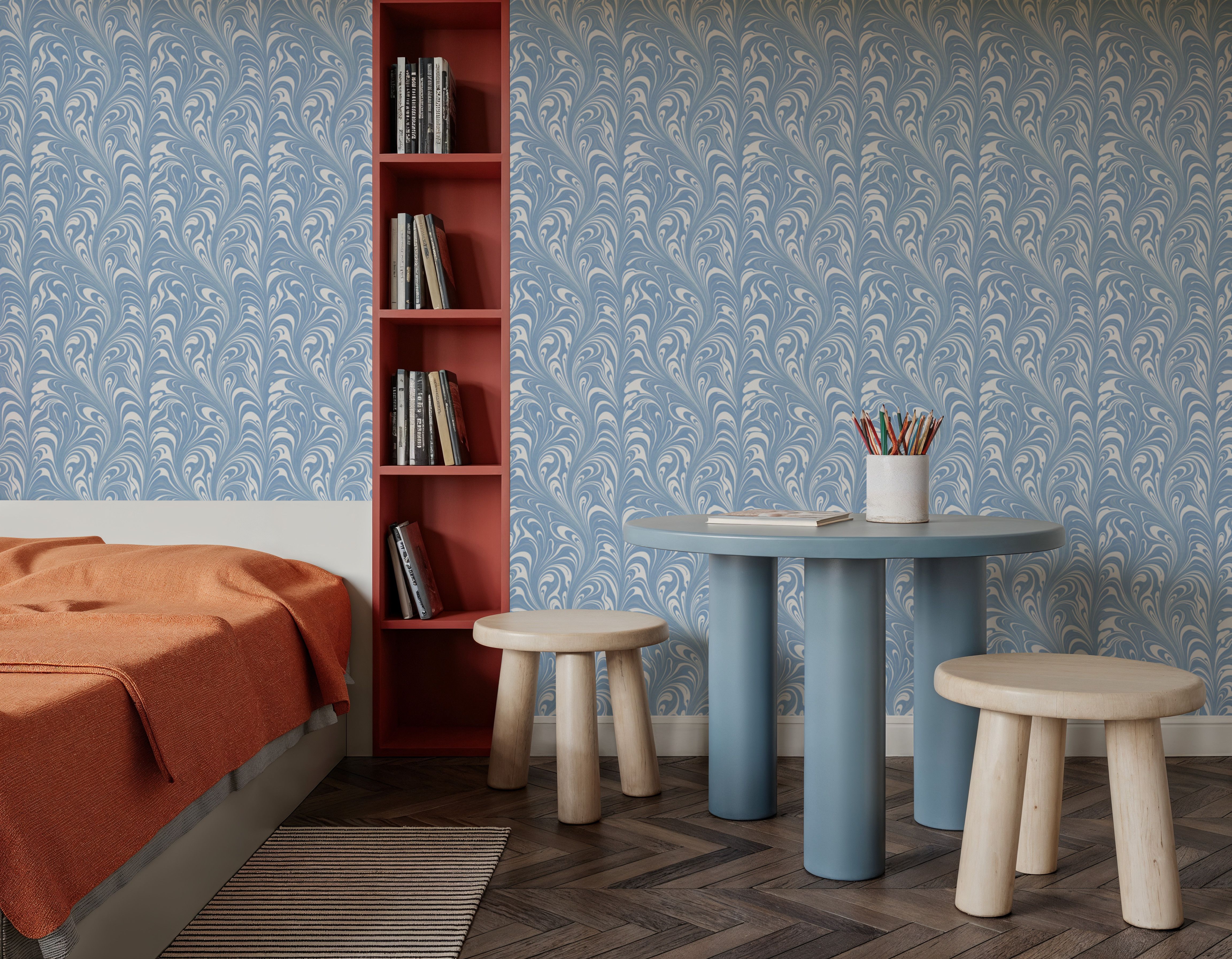 Marbelized Flow, Sky