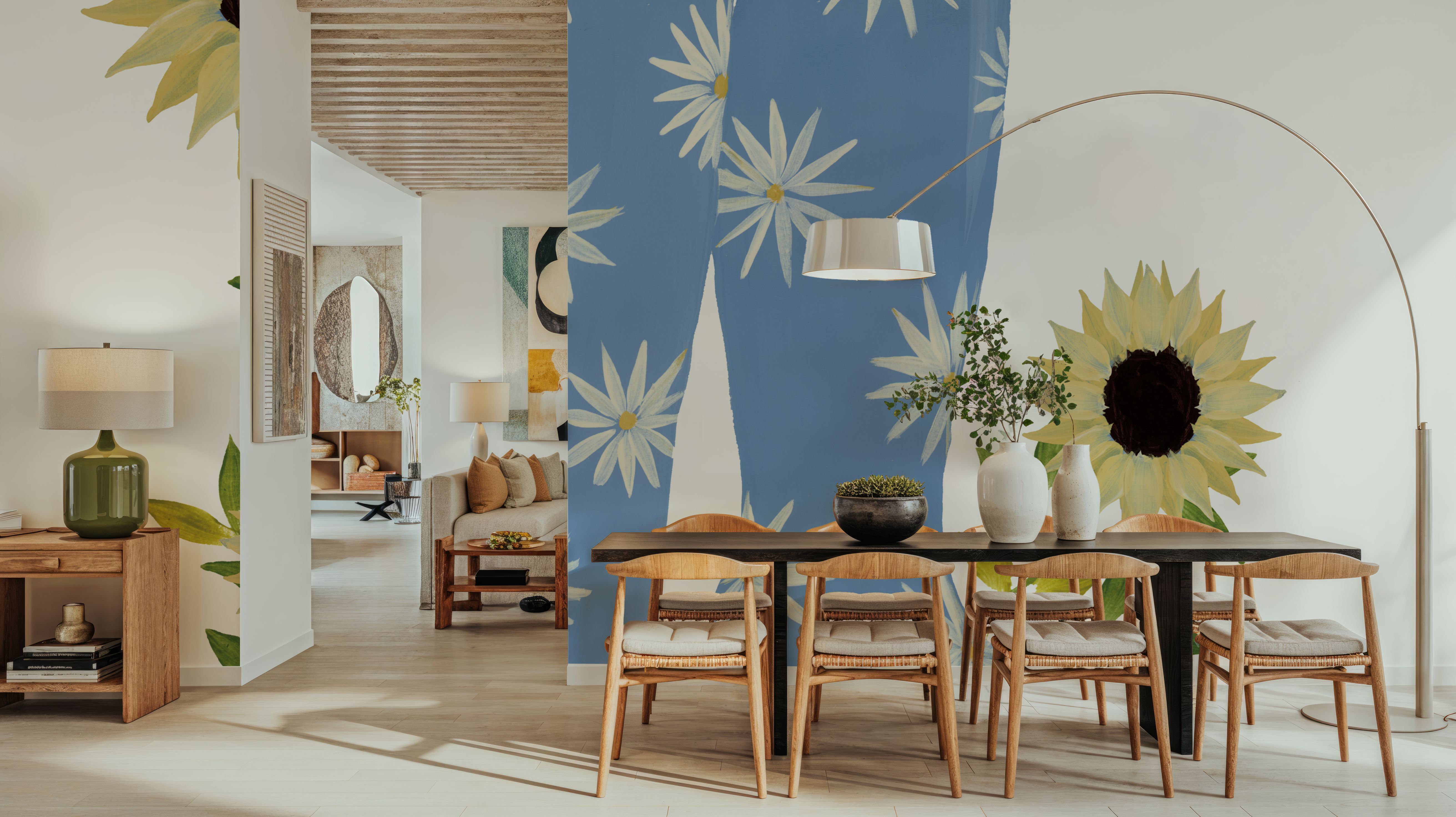 Boots with Sunflowers