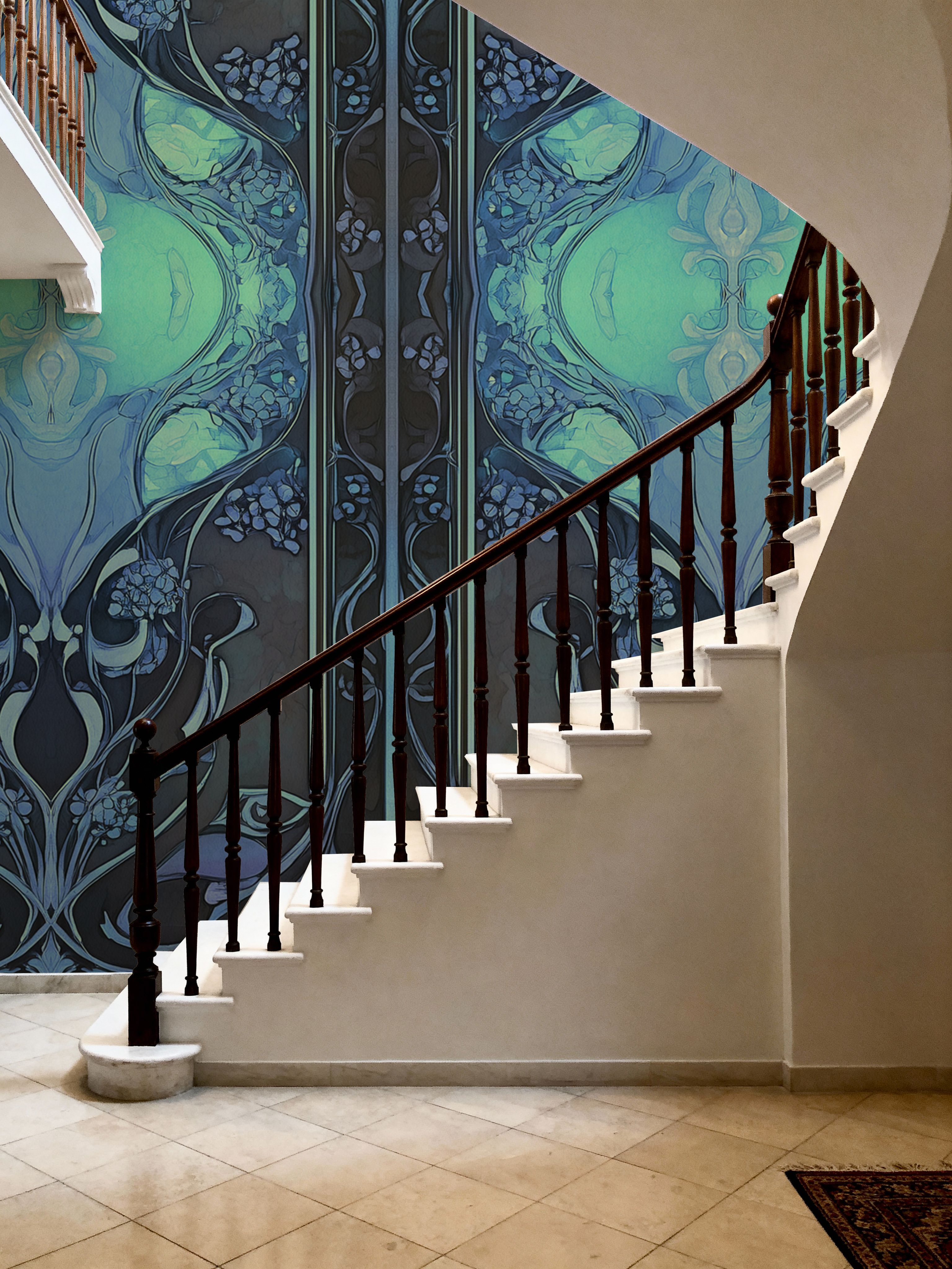 Art Noveau I Bluegreen