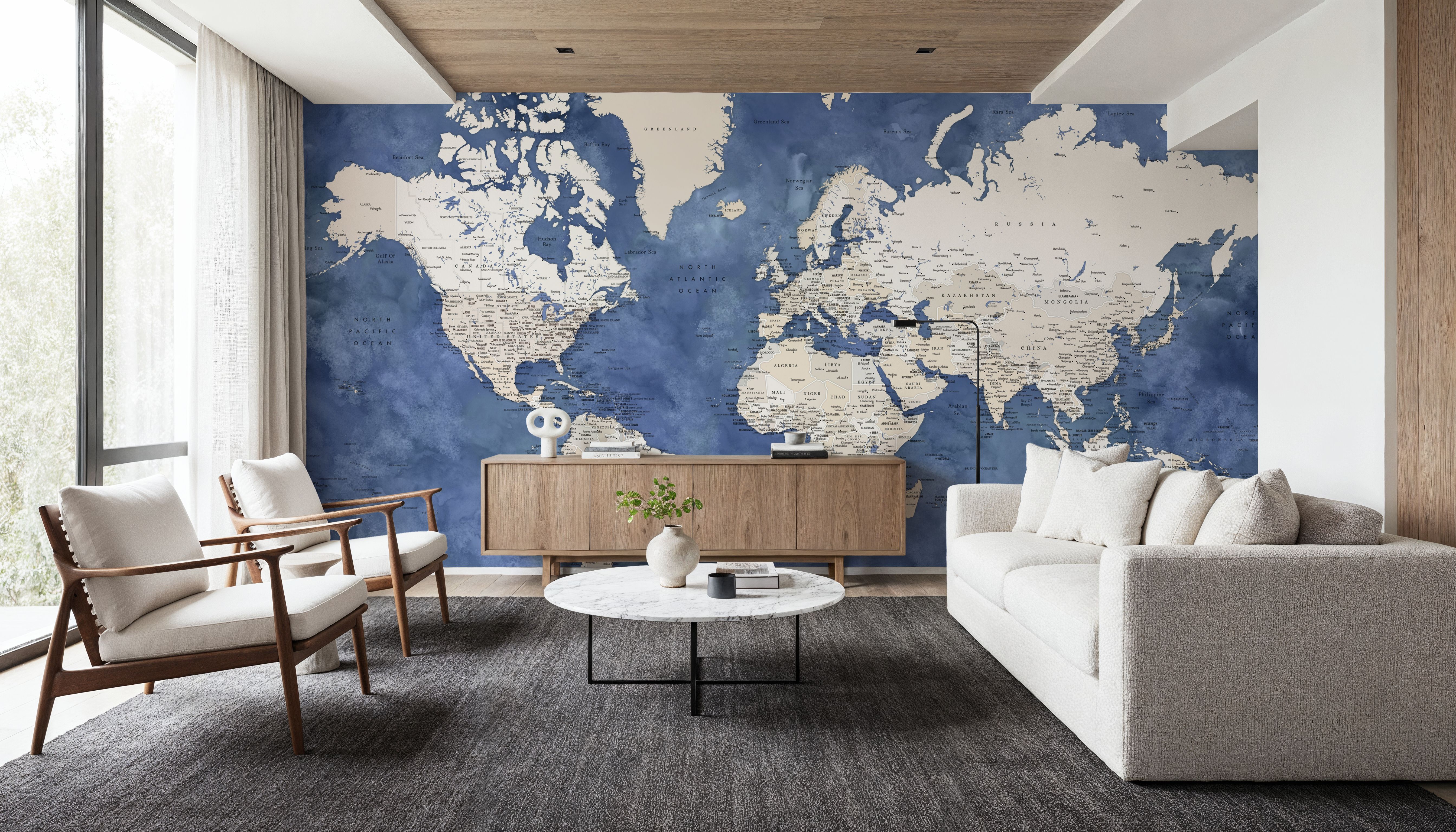 World Map Cities - Sabeen