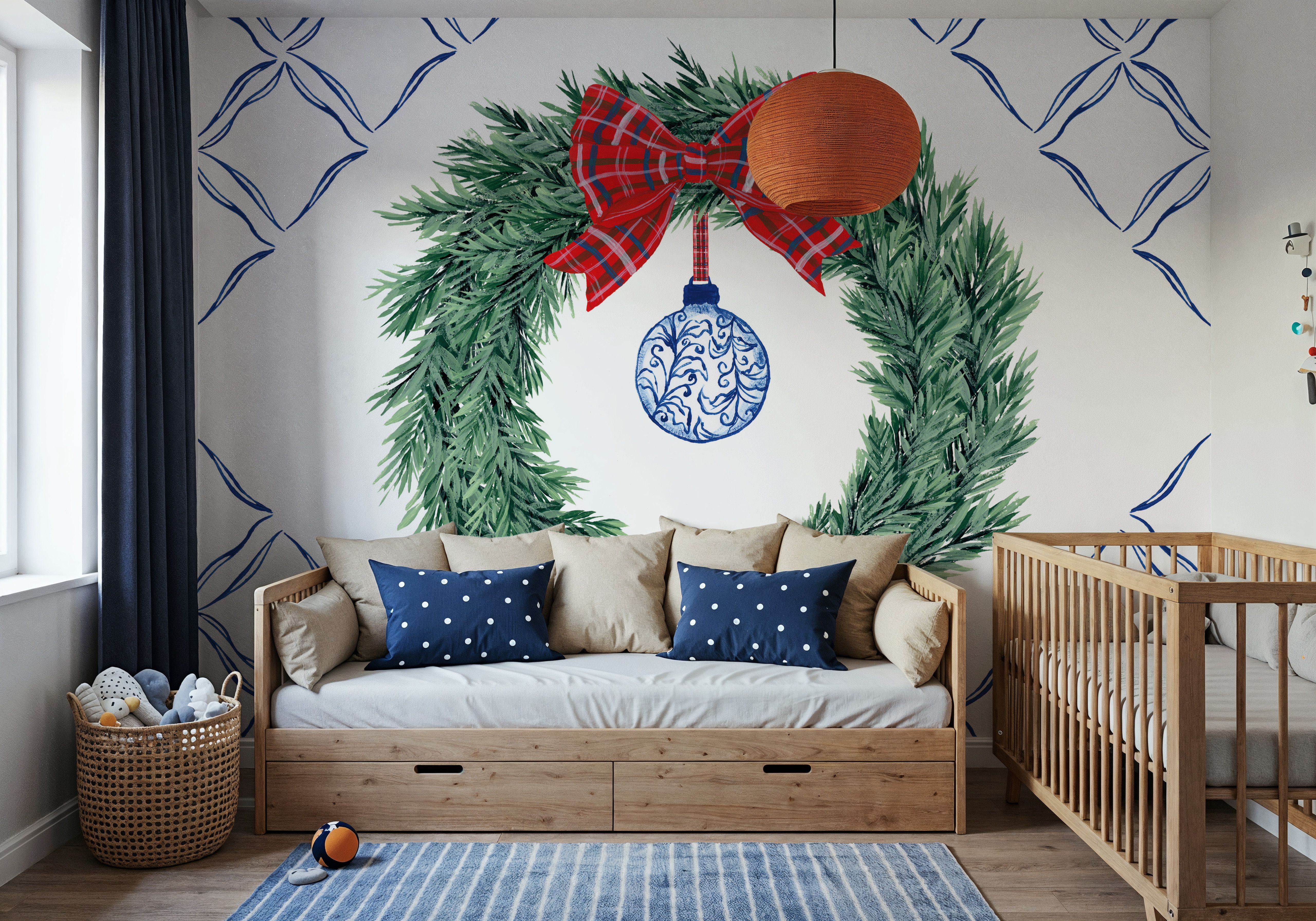 Holiday Tartan and Chinoiserie IV
