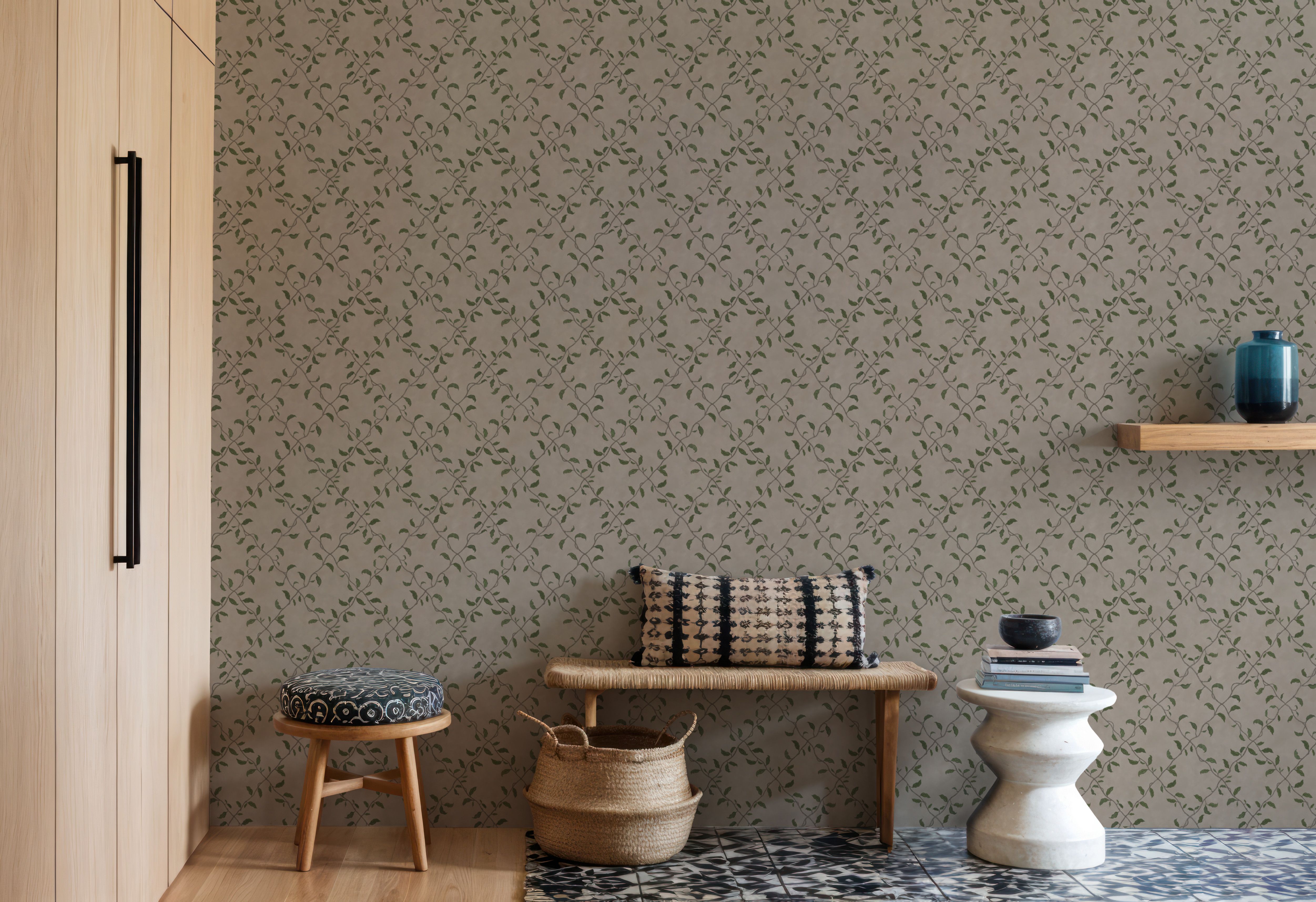 Emerlad Trellis Petite, Beige