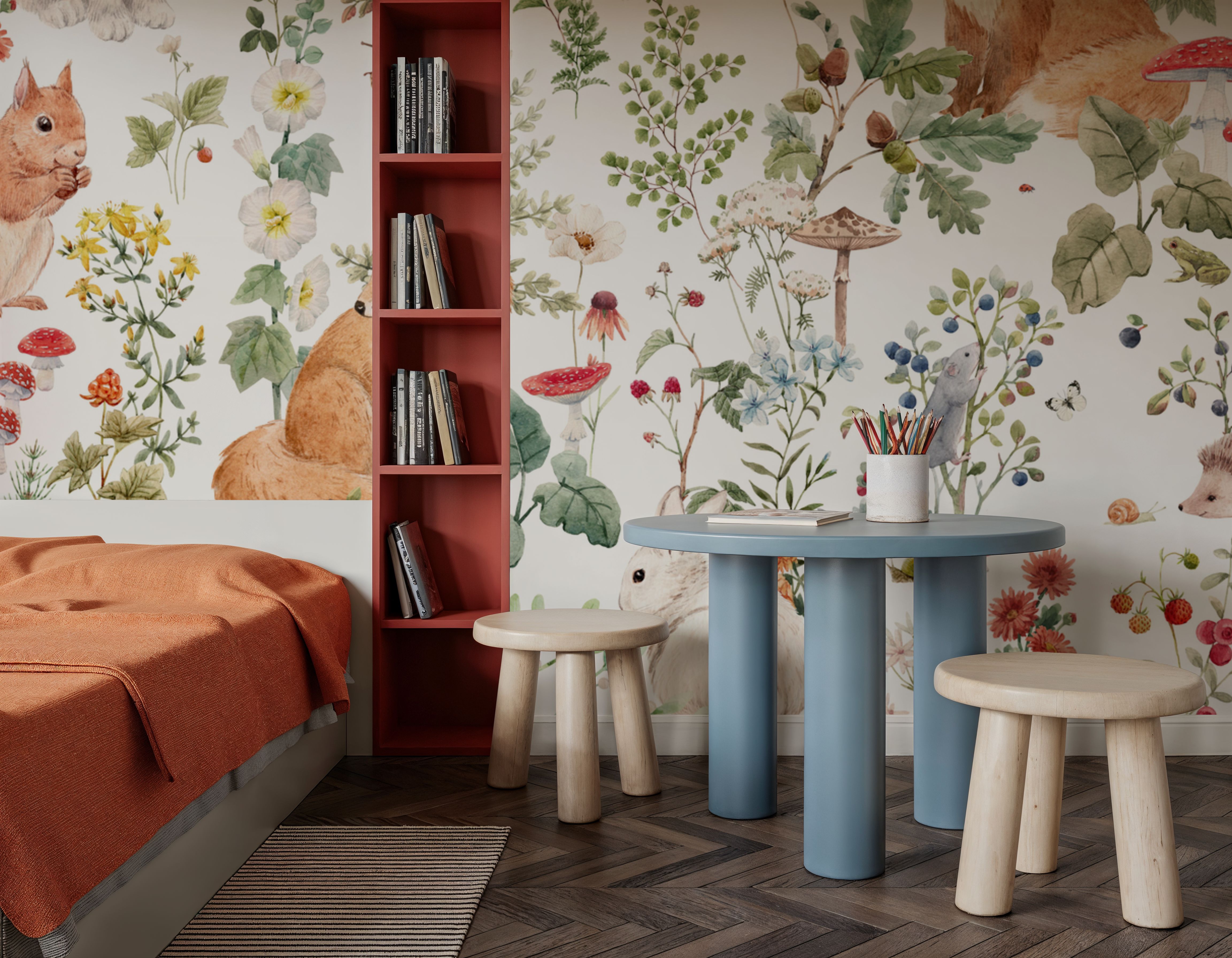 Baby Animals Nordic Fauna, White