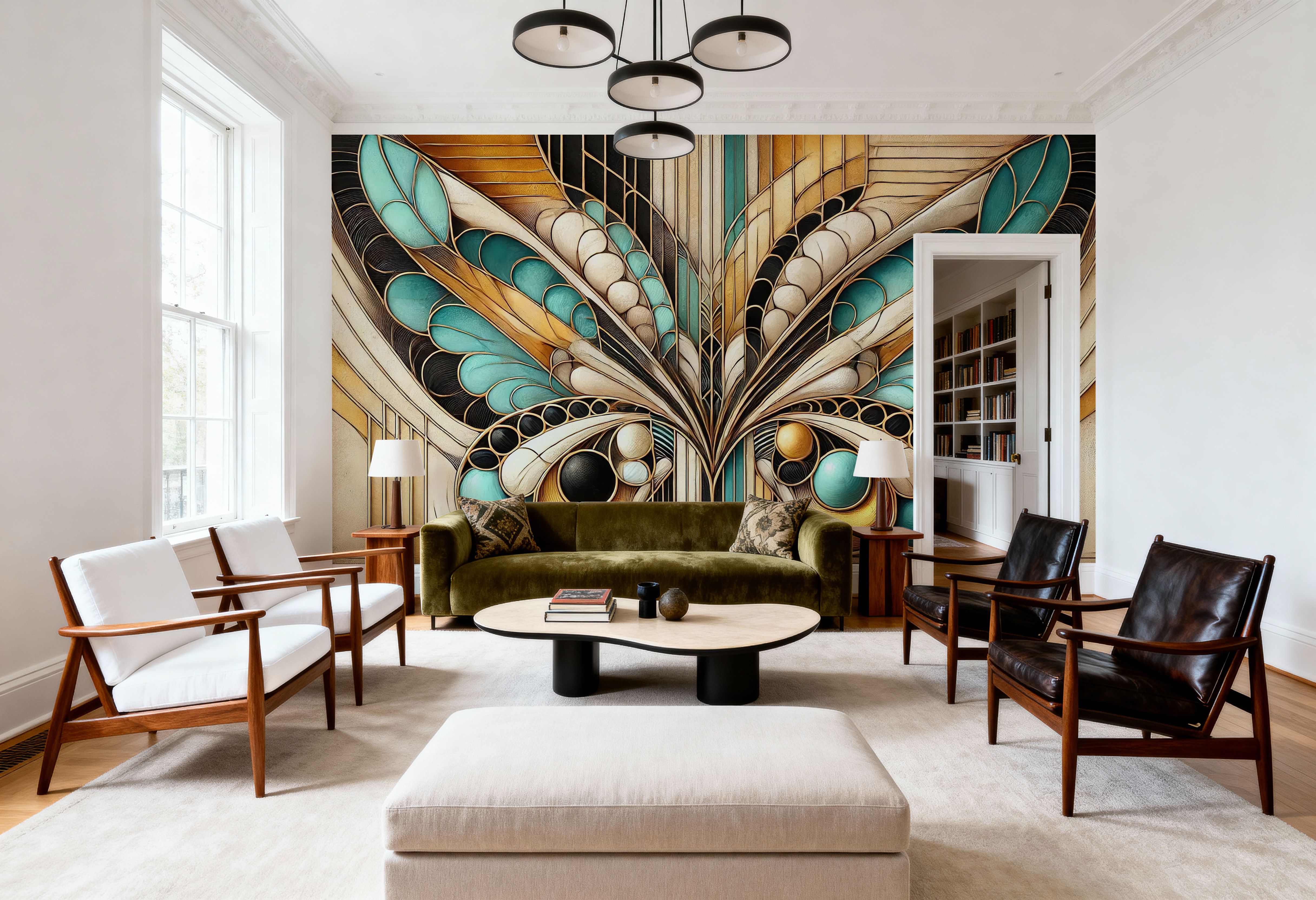 Art Deco Butterfly Wings