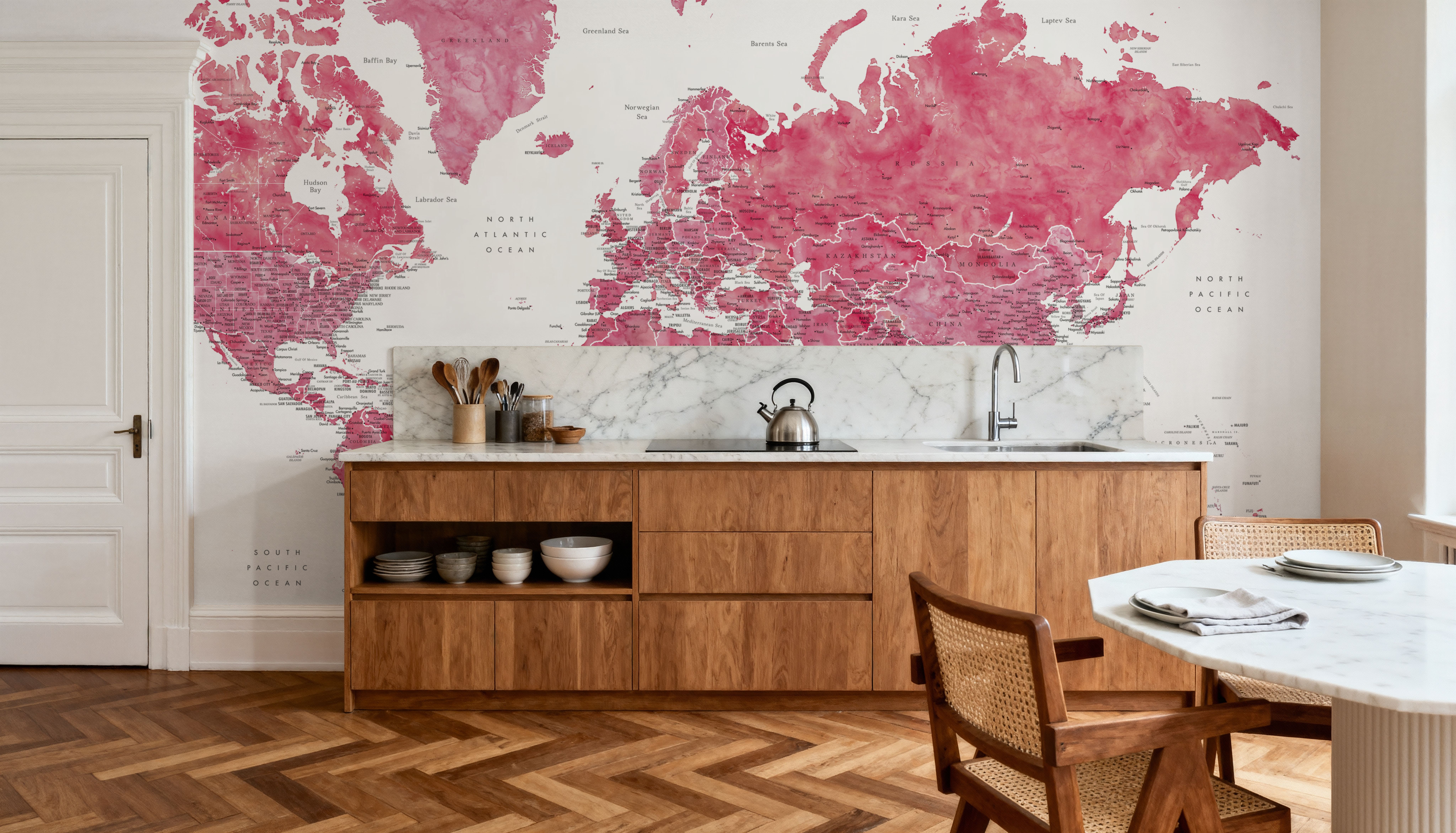 World Map Cities - Wanda