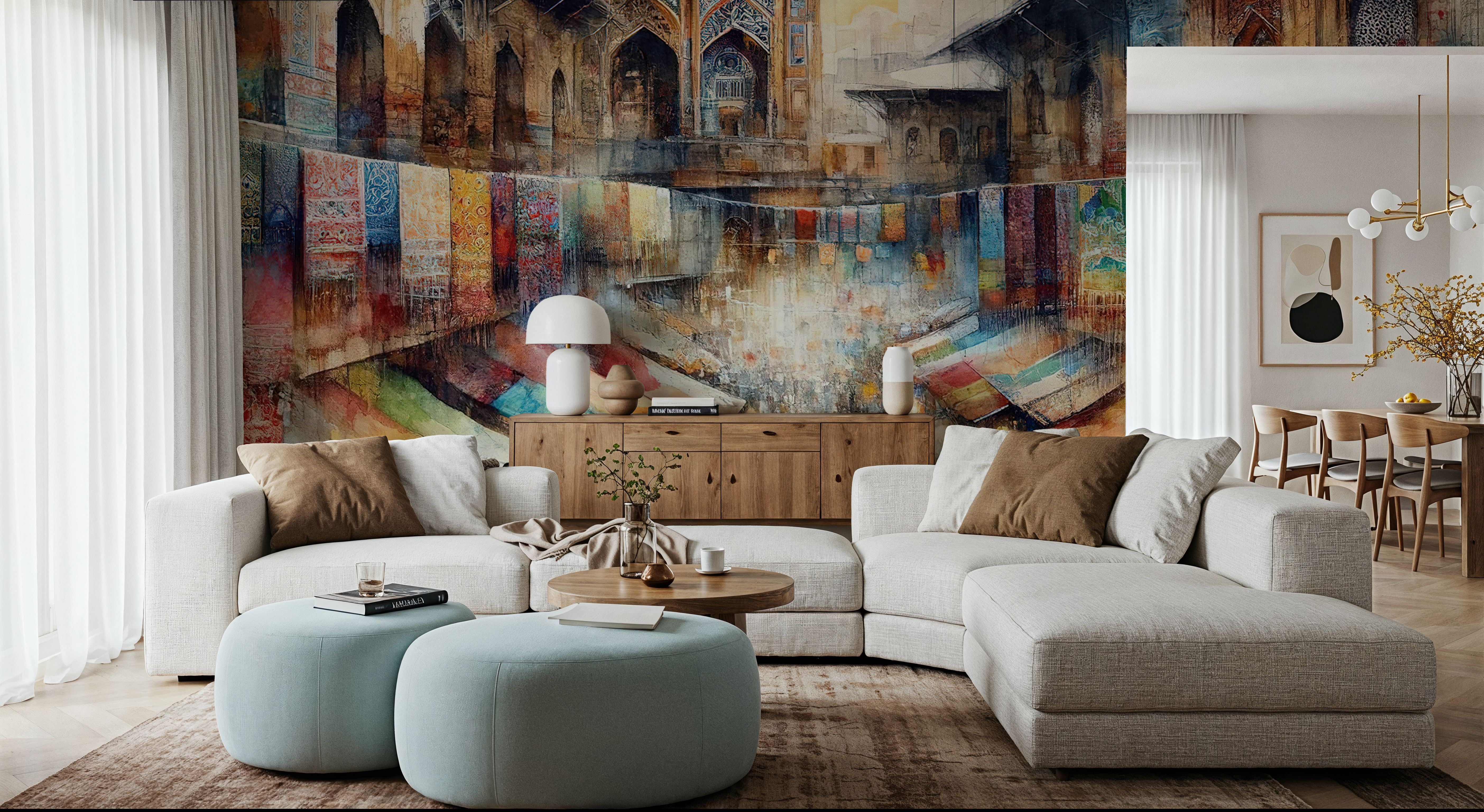 Bazaar's Symphony of Colors